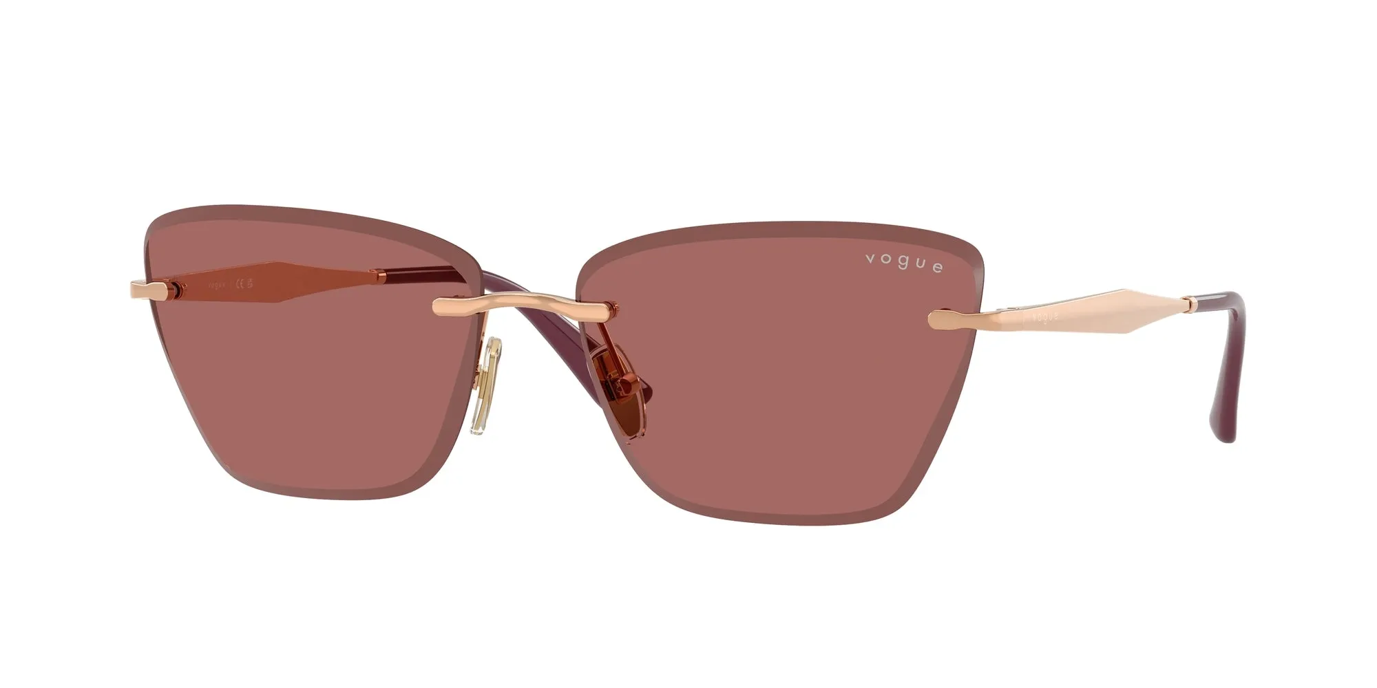 VOGUE EYEWEAR VO4332S 515269 Occhiali da sole Metallo Oro Cat Eye Normale - immagine 1