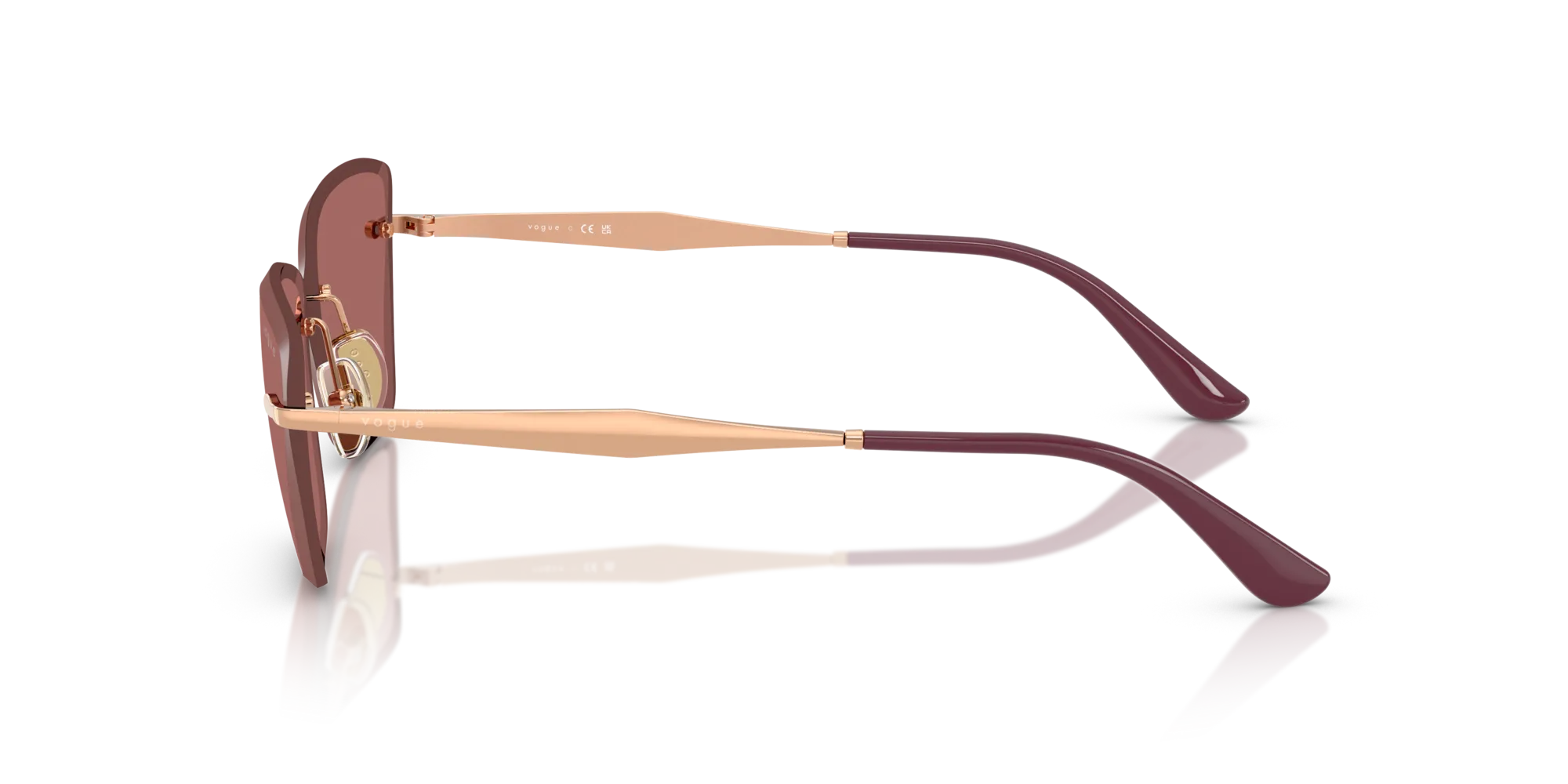 VOGUE EYEWEAR VO4332S 515269 Occhiali da sole Metallo Oro Cat Eye Normale - immagine 4