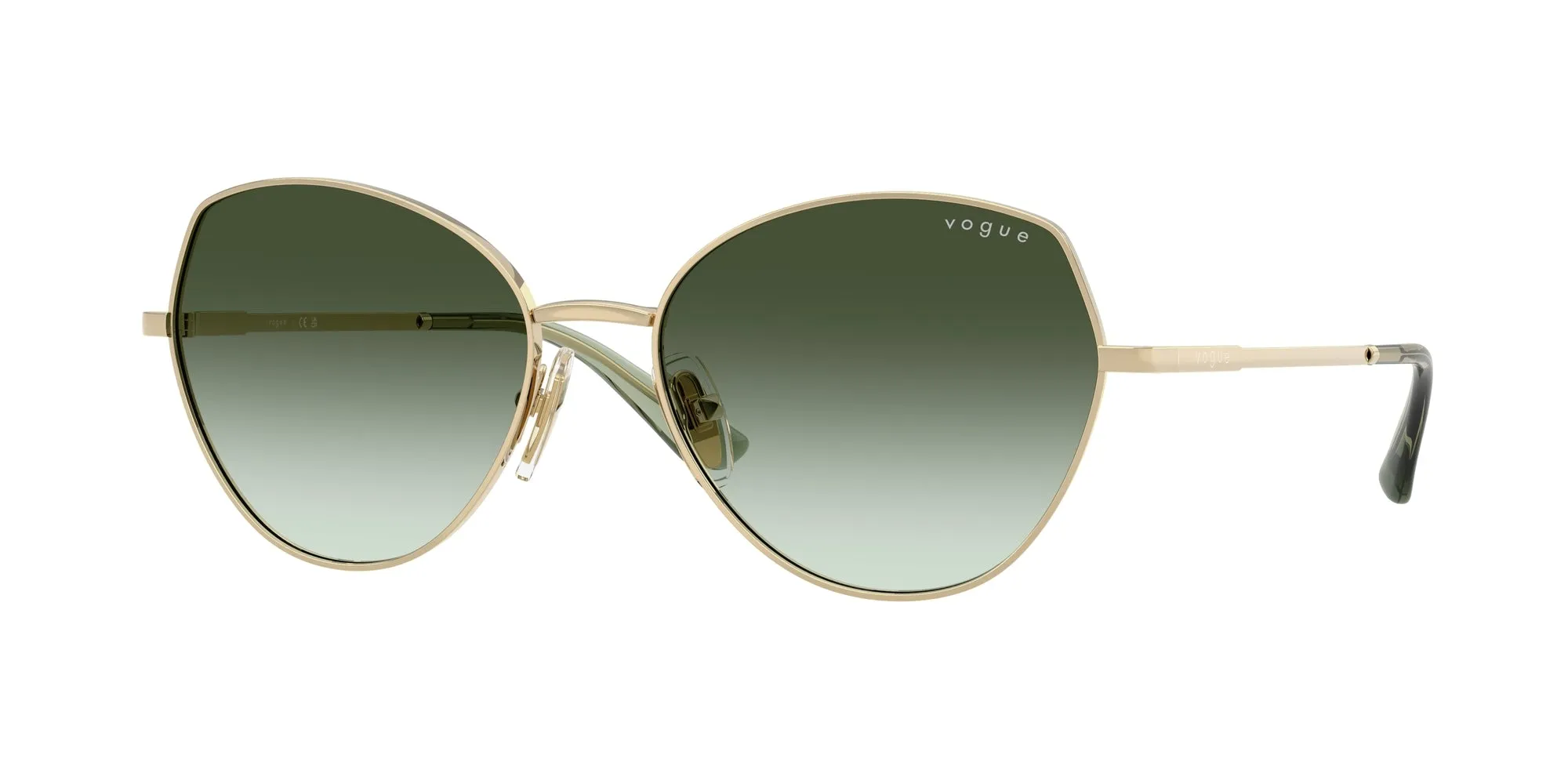 VOGUE EYEWEAR VO4330S 848/8E Occhiali da sole Metallo Oro Geometrica Normale Sfumato - immagine 1