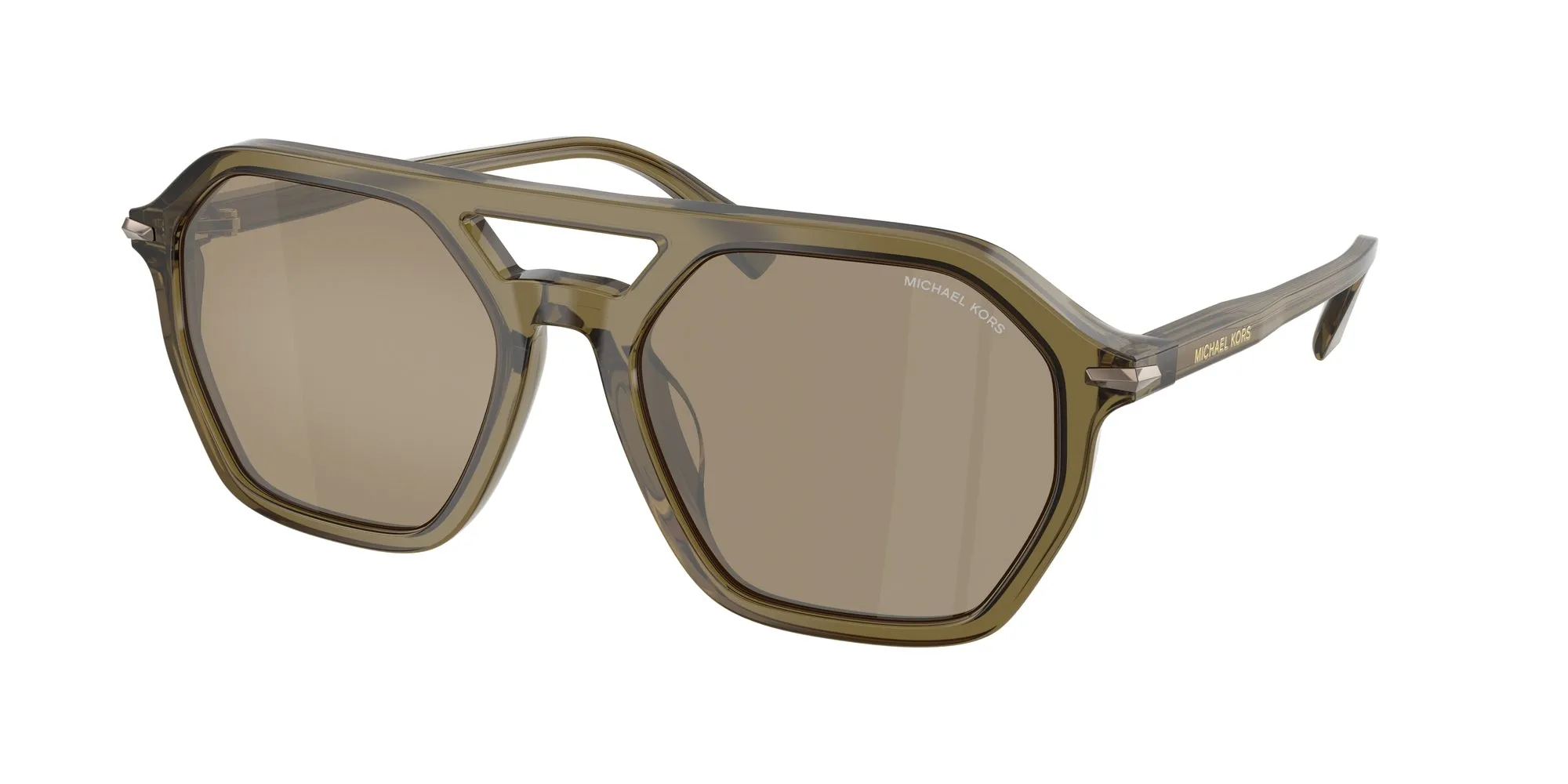 Michael Kors MK2251U JACKSON HOLE 40127I Occhiali da sole Acetato Verde Verde Pilot Normale - immagine 1