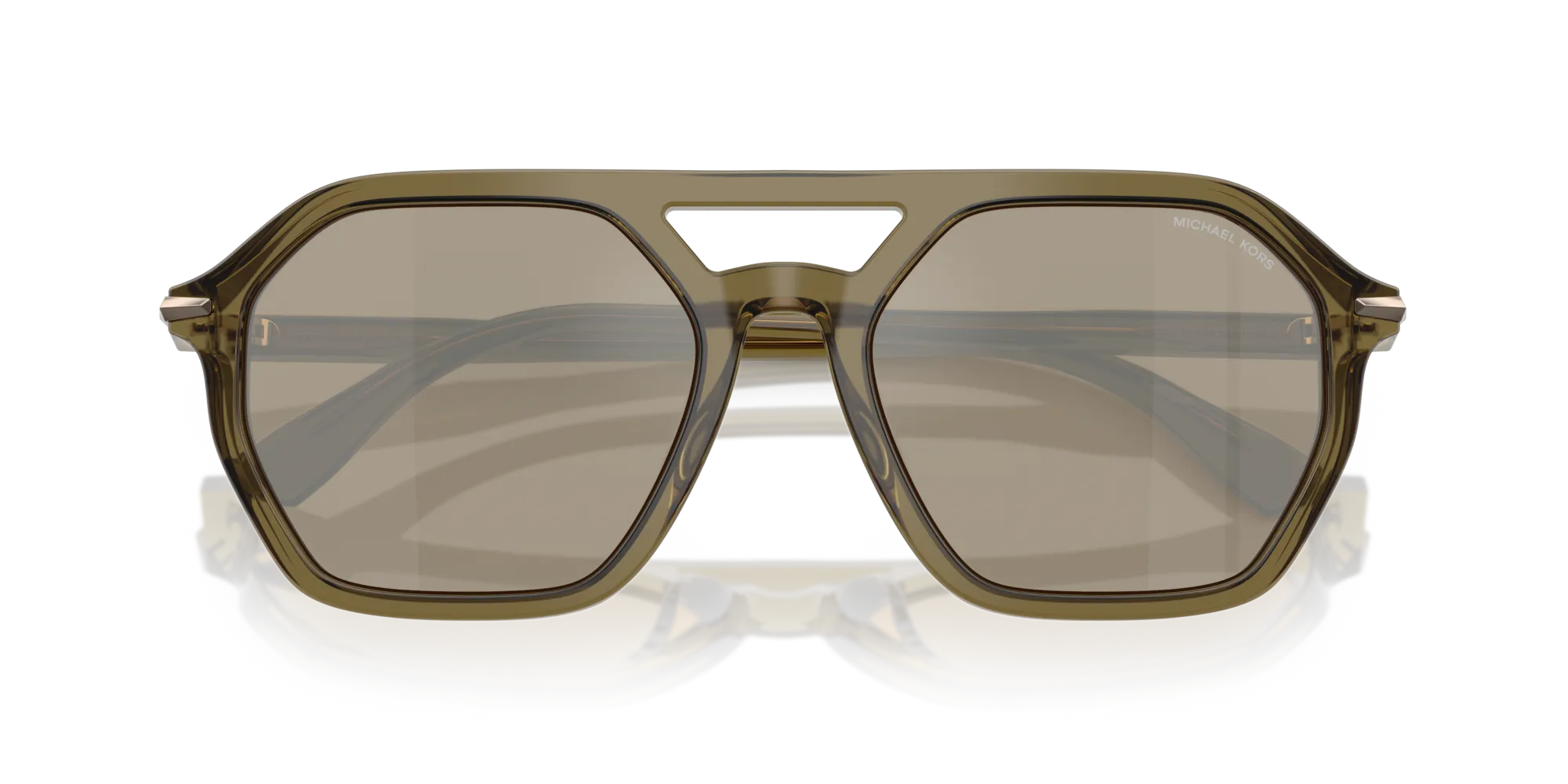 Michael Kors MK2251U JACKSON HOLE 40127I Occhiali da sole Acetato Verde Verde Pilot Normale - immagine 2