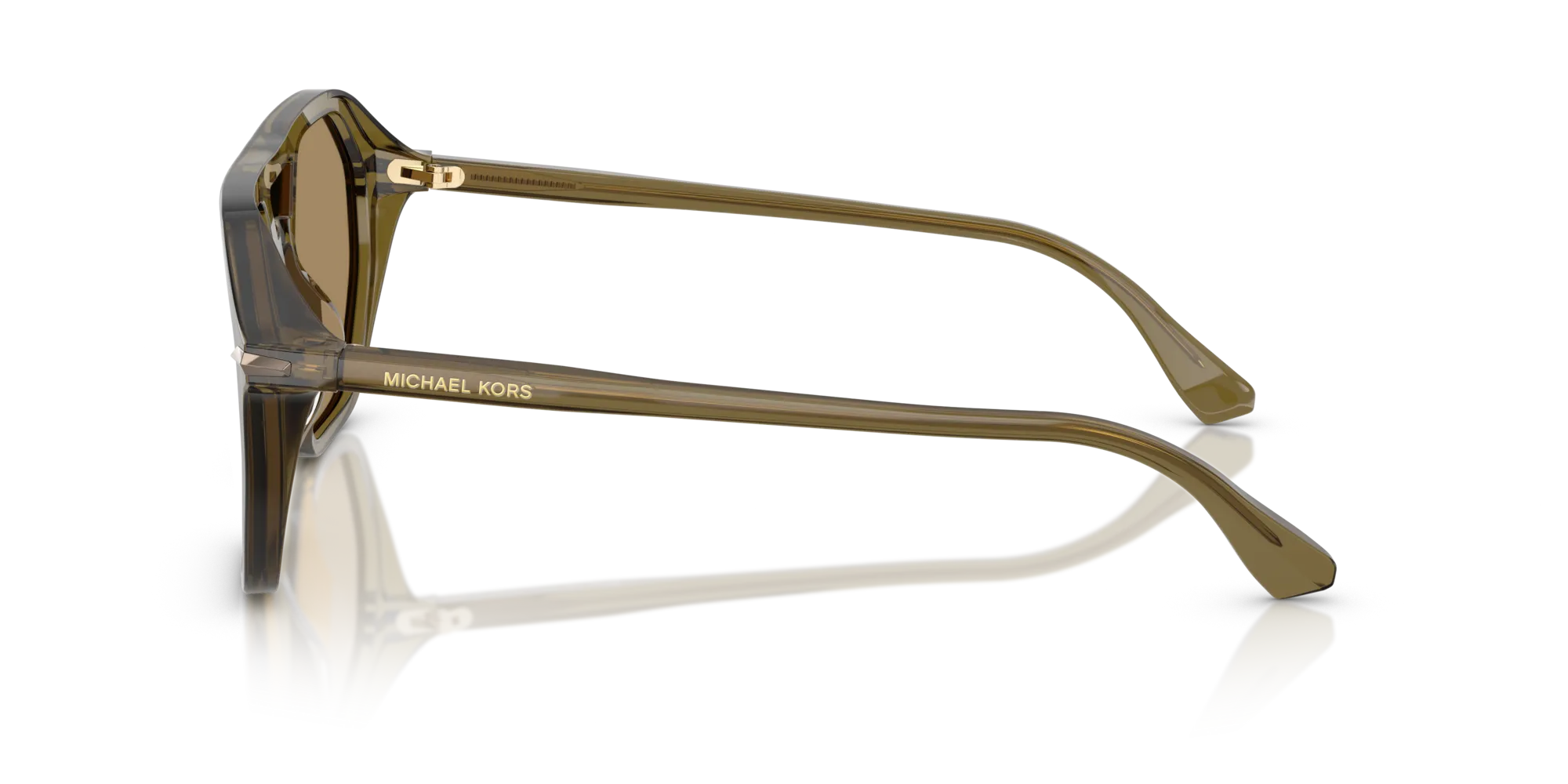 Michael Kors MK2251U JACKSON HOLE 40127I Occhiali da sole Acetato Verde Verde Pilot Normale - immagine 4