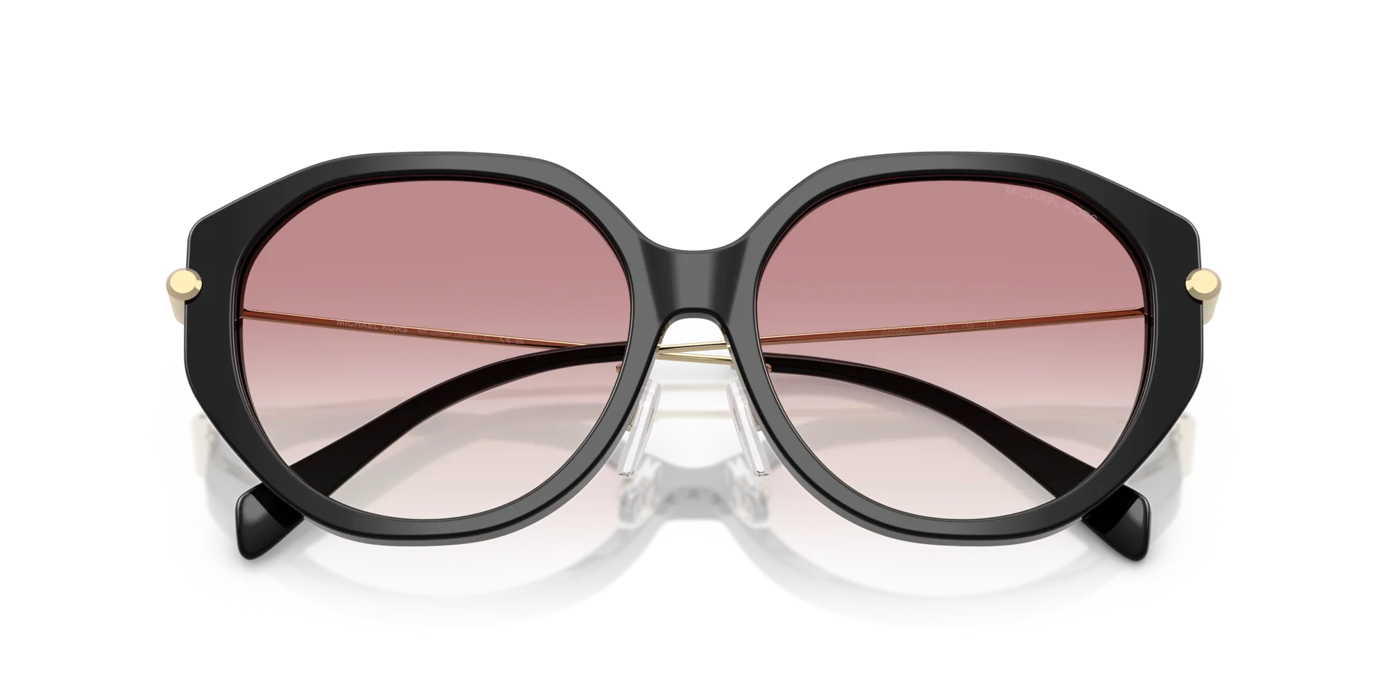 Michael Kors MK2248D JINAN 30058D Occhiali da sole Acetato Nero Geometrica Normale Sfumato - immagine 2