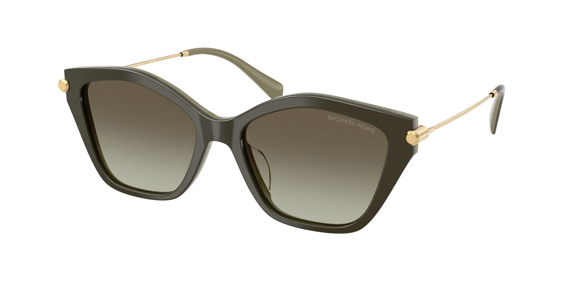 Michael Kors MK2246U CATSKILLS 40193M Occhiali da sole Acetato Verde Verde Geometrica Normale Sfumato - immagine 1