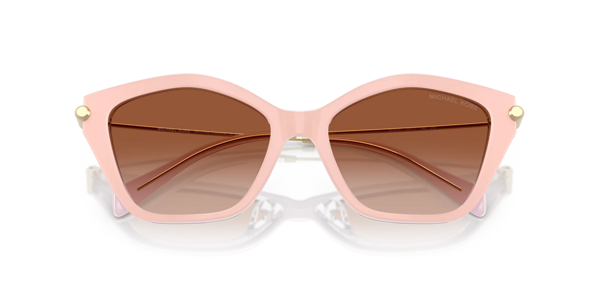 Michael Kors MK2246U CATSKILLS 401513 Occhiali da sole Acetato Bianco Geometrica Normale Sfumato - immagine 2