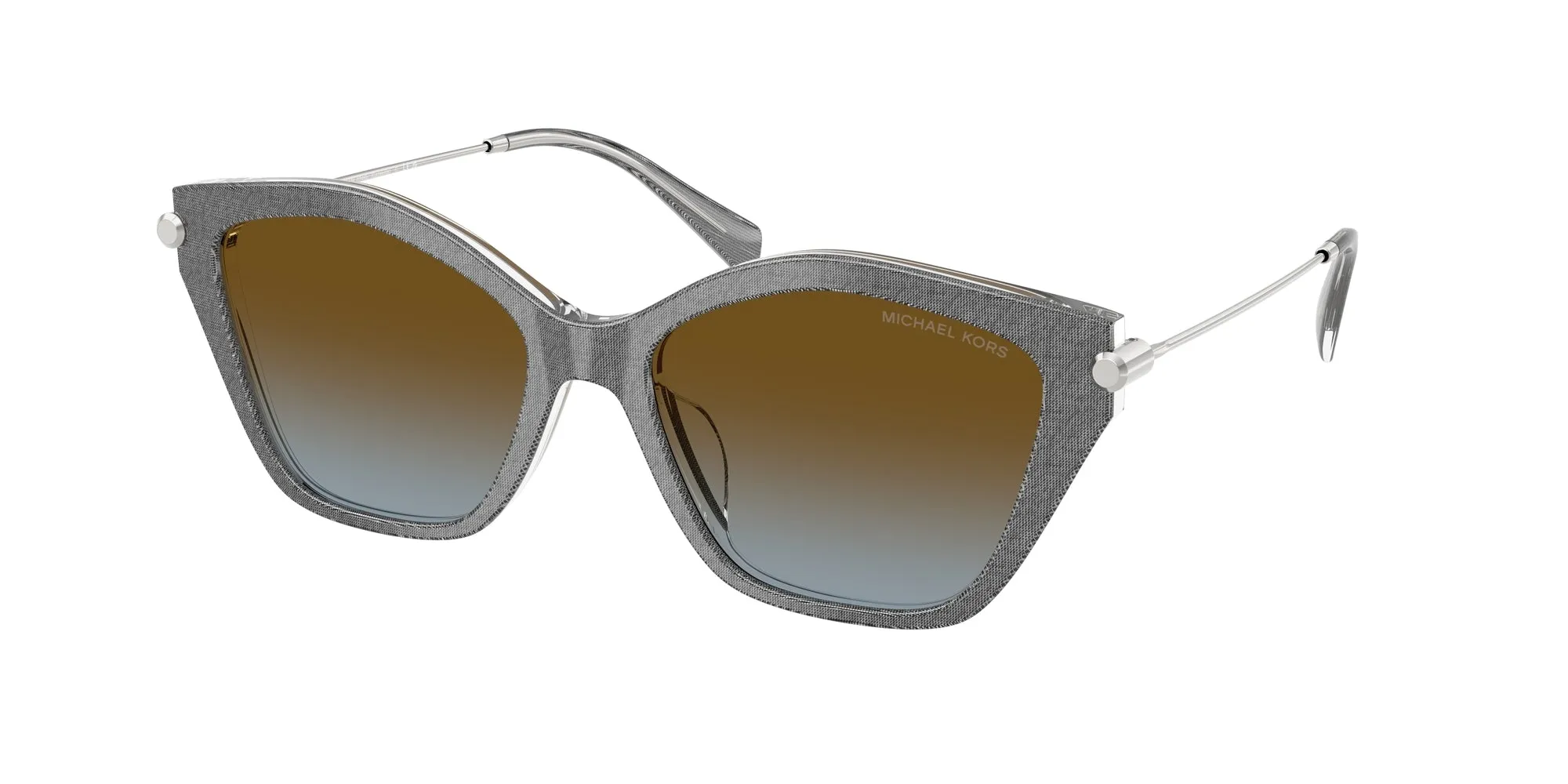 Michael Kors MK2246U CATSKILLS 400913 Occhiali da sole Acetato Grigio Geometrica Normale Sfumato - immagine 1