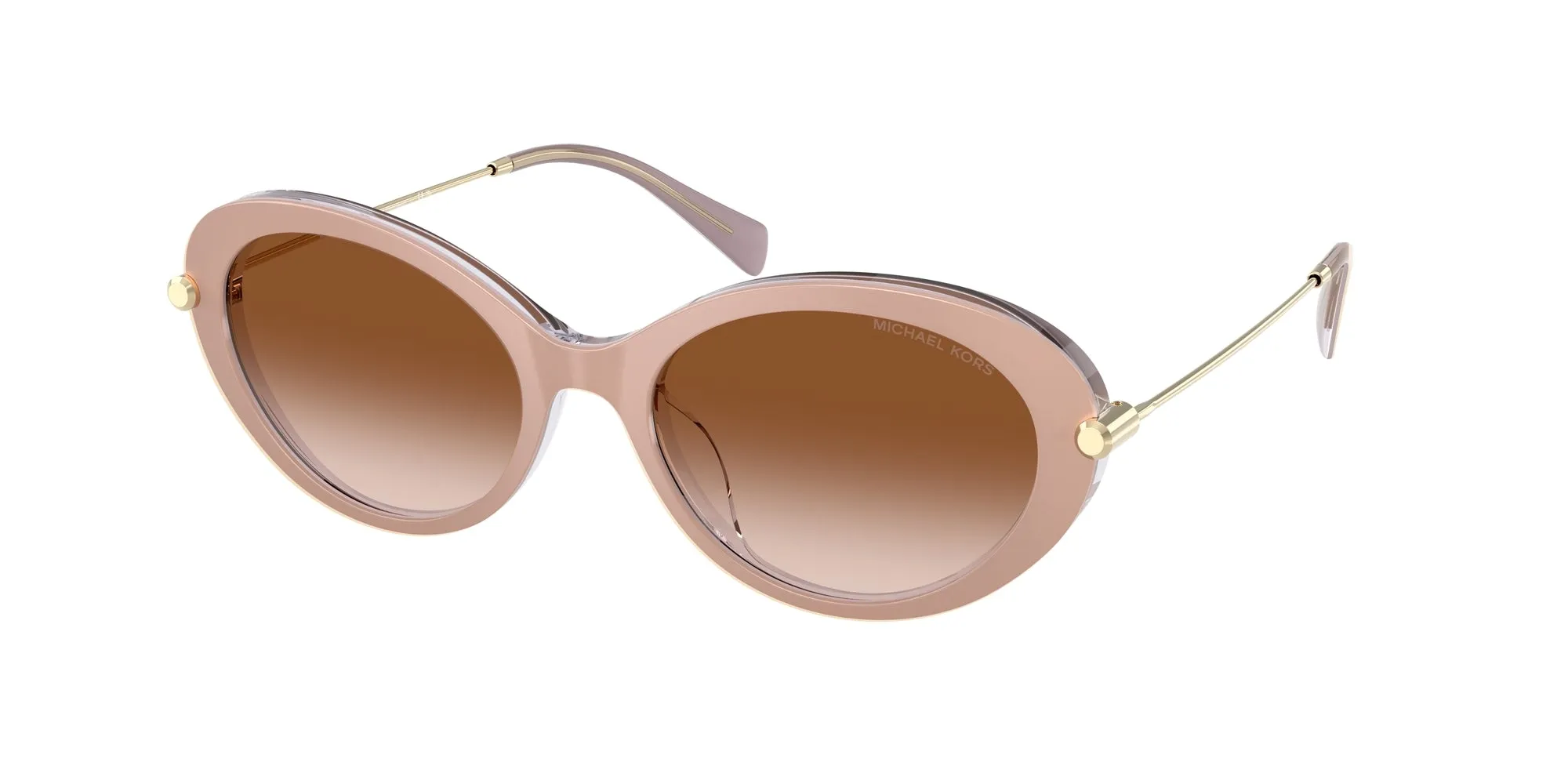 Michael Kors MK2245U ROCKAWAY 401513 Occhiali da sole Acetato Bianco Rotonda Normale Sfumato - immagine 1