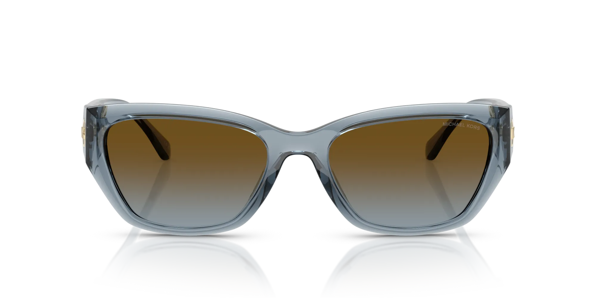 Michael Kors MK2242D PEARL RIVER 401413 Occhiali da sole Iniettato Blu Cat Eye Normale Sfumato - immagine 3