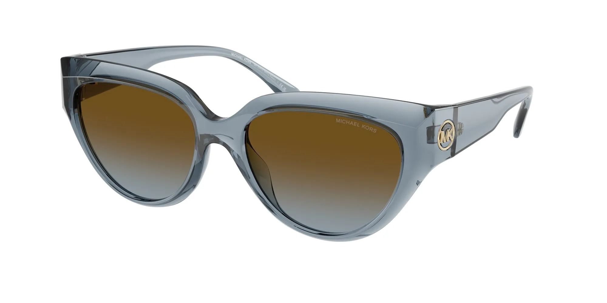 Michael Kors MK2241U BOCA RATON 401413 Occhiali da sole Iniettato Blu Cat Eye Normale Sfumato - immagine 1