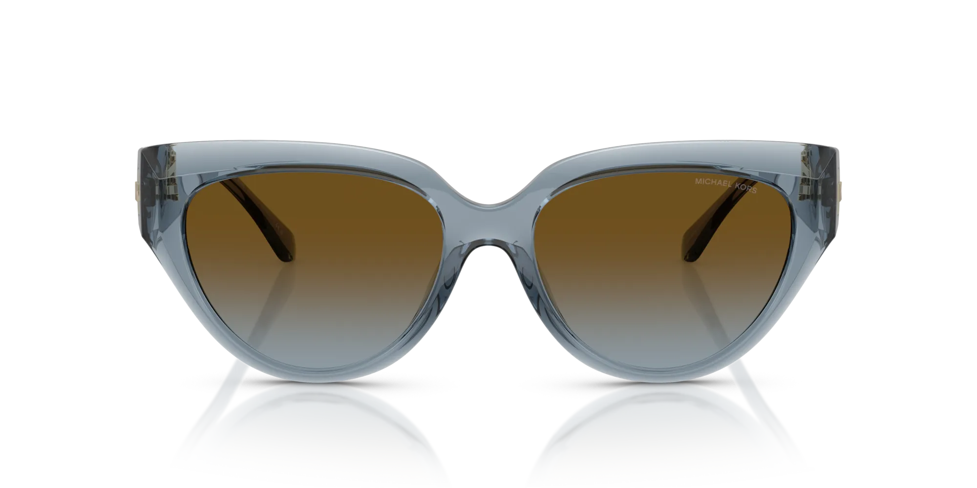 Michael Kors MK2241U BOCA RATON 401413 Occhiali da sole Iniettato Blu Cat Eye Normale Sfumato - immagine 3