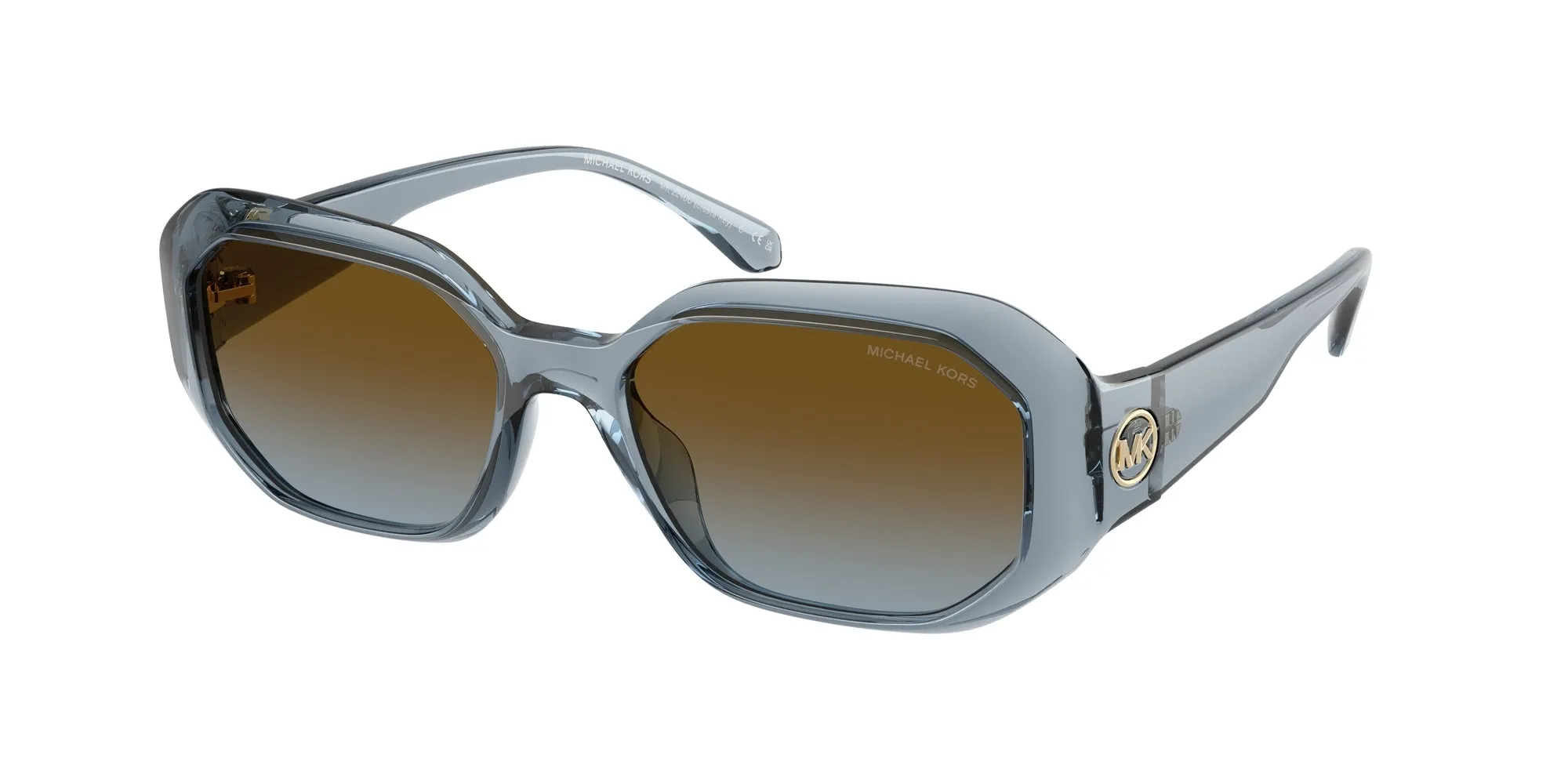 Michael Kors MK2240U SIESTA KEY 401413 Occhiali da sole Iniettato Blu Geometrica Normale Sfumato - immagine 1