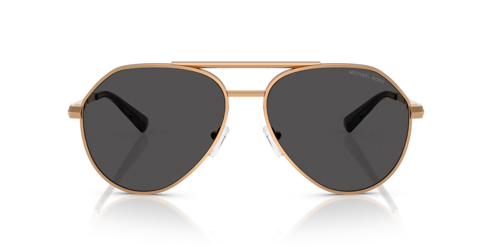 Michael Kors MK1168 BRENTWOOD 189987 Occhiali da sole Metallo Oro Grigio Pilot Normale - immagine 3