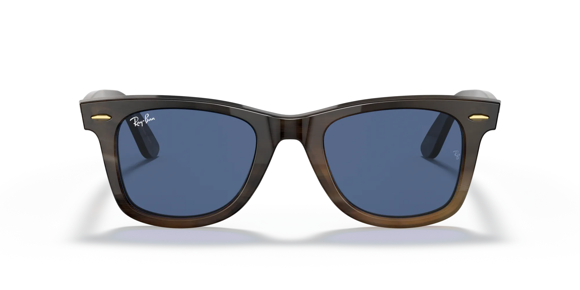 Ray - Ban RB2140CO WAYFARER 921580 Occhiali da sole Tartaruga Blu Squadrata Normale - immagine 3