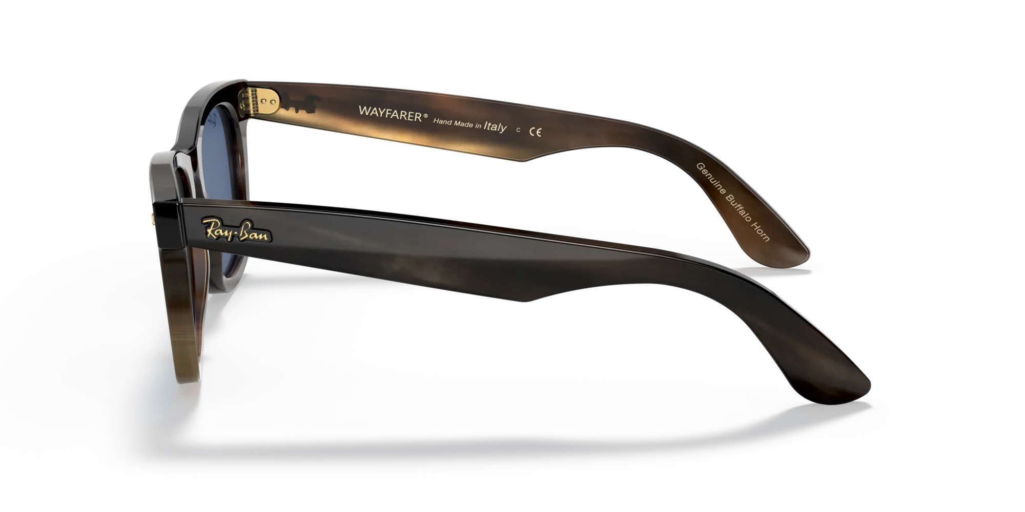 Ray - Ban RB2140CO WAYFARER 921580 Occhiali da sole Tartaruga Blu Squadrata Normale - immagine 4