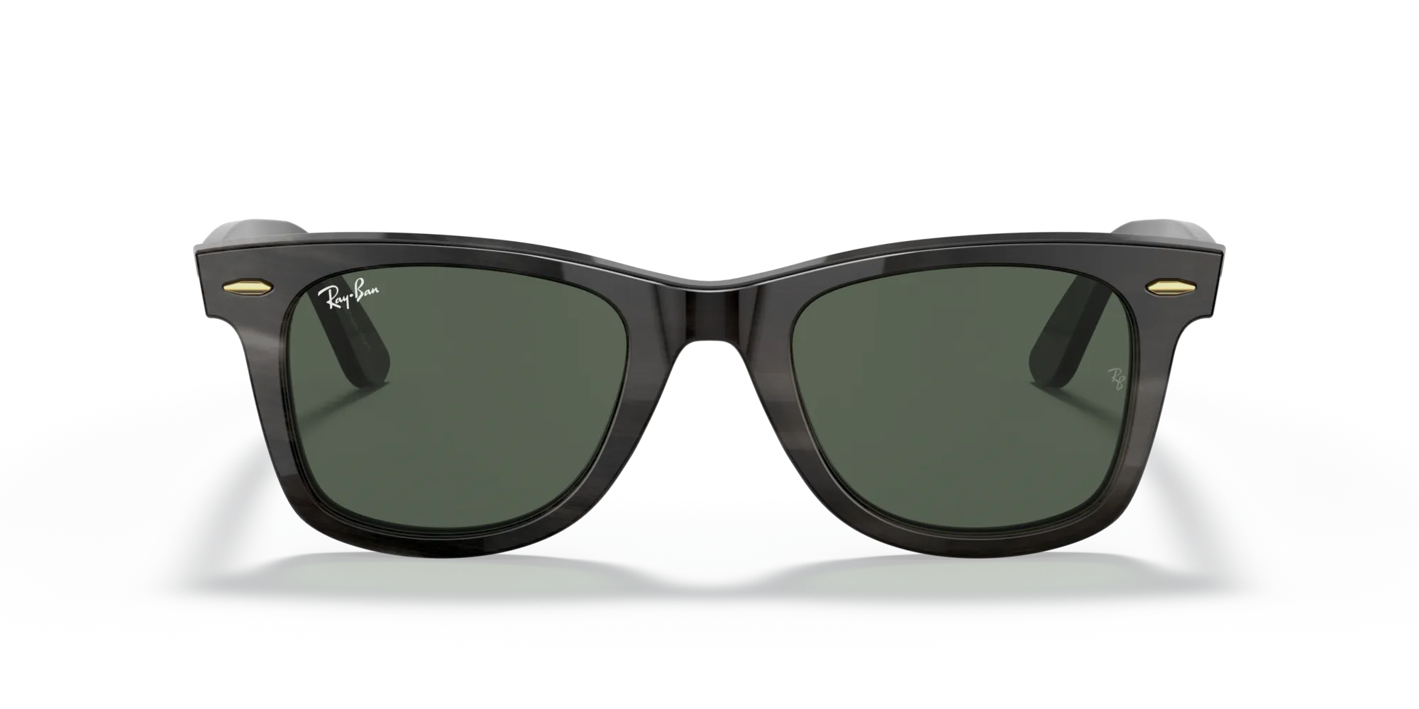 Ray - Ban RB2140CO WAYFARER 921471 Occhiali da sole Marrone Verde G15 Squadrata Normale - immagine 3