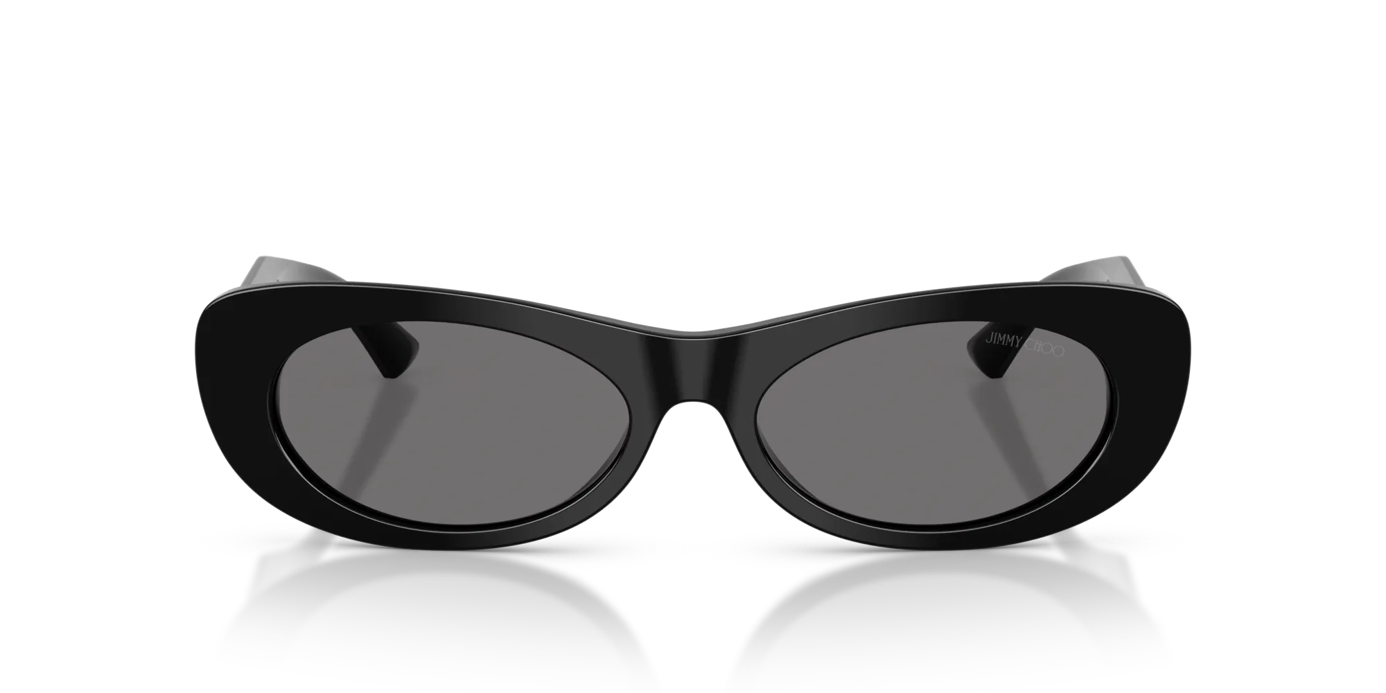 Jimmy Choo JC5038BU 500081 Occhiali da sole Acetato Nero [""] Rotonda Polarizzata - immagine 3