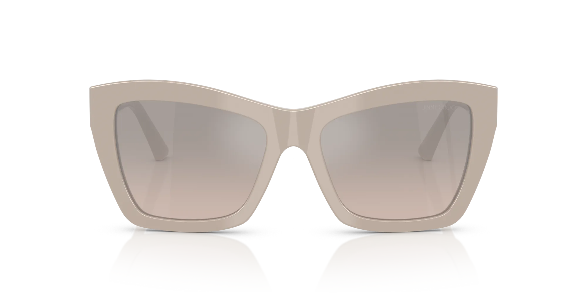 Jimmy Choo JC5031 50336I Occhiali da sole Acetato Grigio Marrone Cat Eye Normale Sfumato - immagine 3