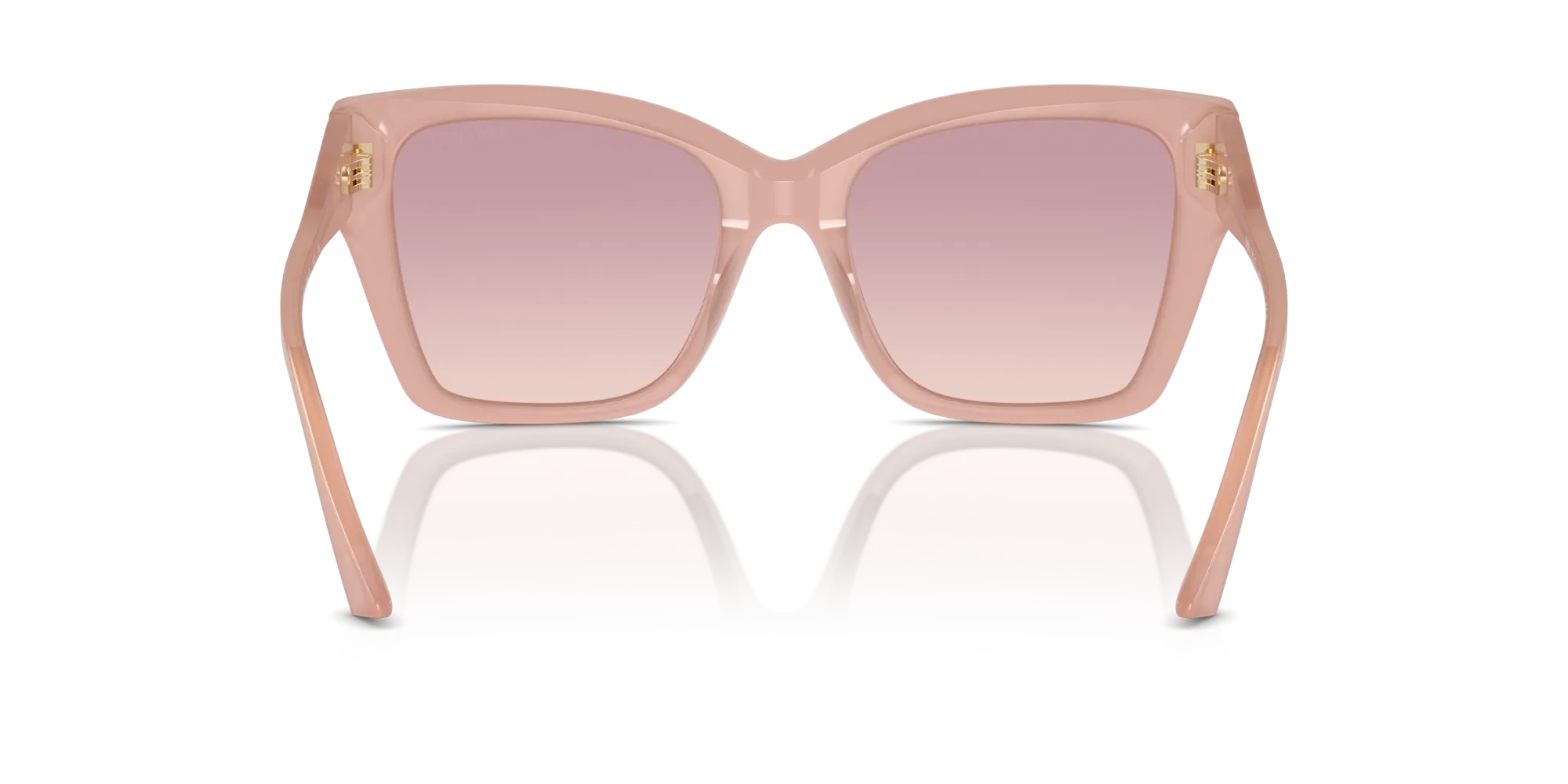 Jimmy Choo JC5012 502768 Occhiali da sole Acetato Rosa Marrone Squadrata Normale Sfumato - immagine 2