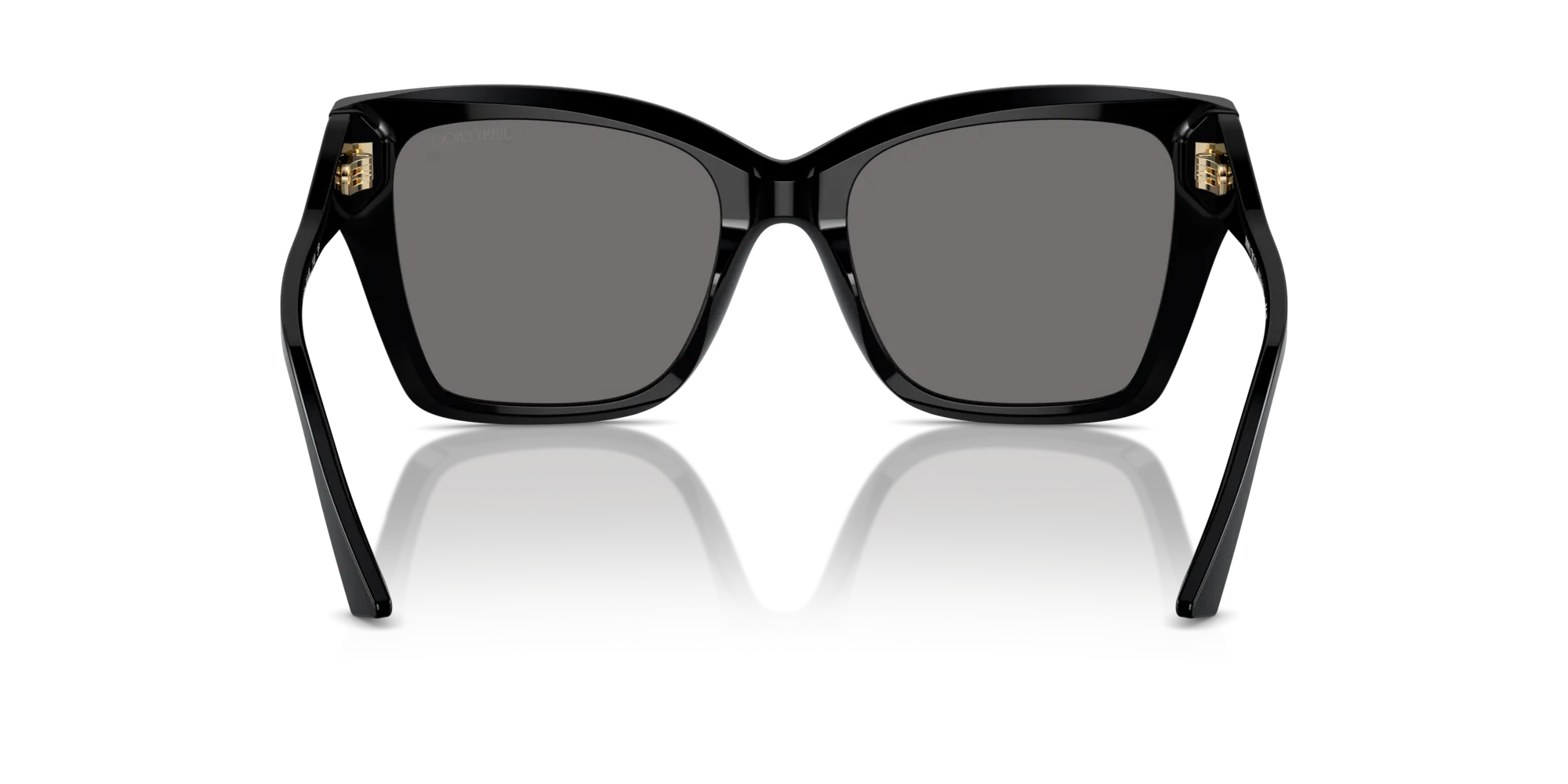 Jimmy Choo JC5012 500081 Occhiali da sole Acetato Nero Grigio Squadrata Polarizzata - immagine 2