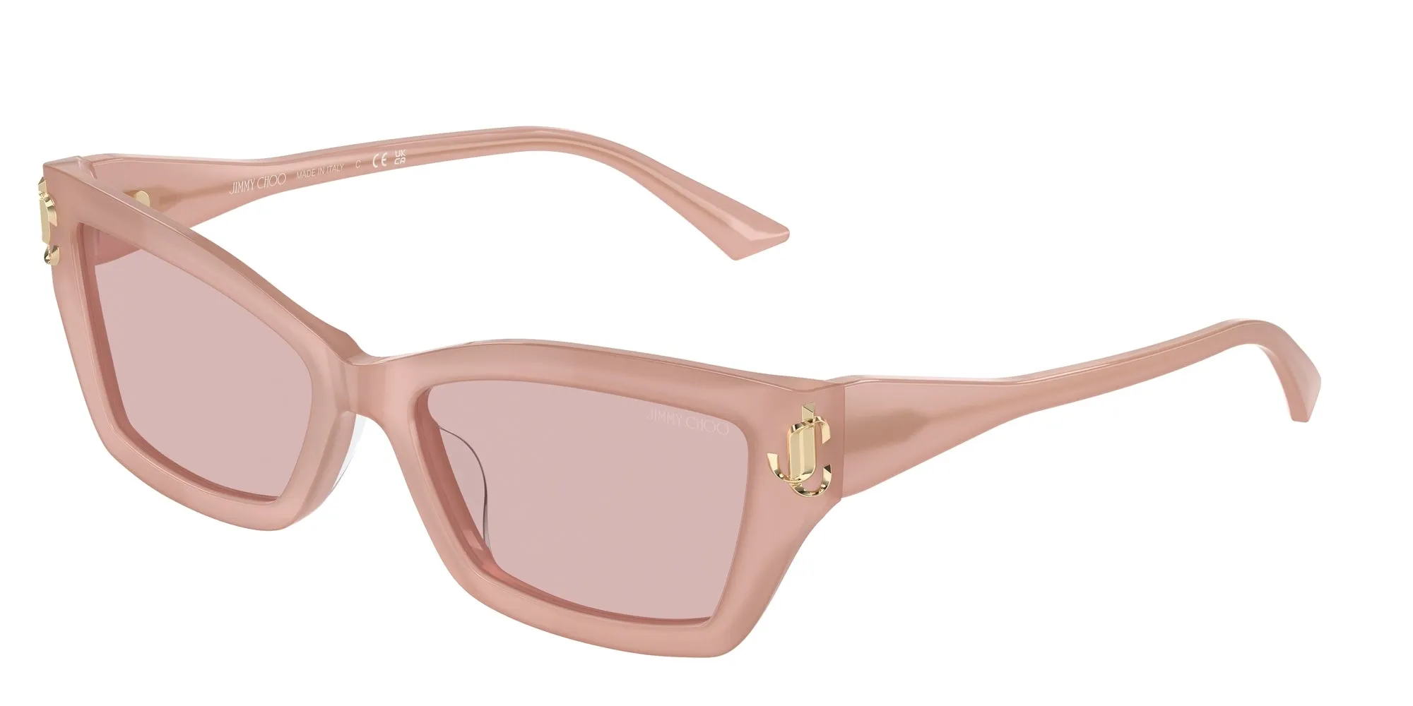 Jimmy Choo JC5011U 5027/5 Occhiali da sole Acetato Rosa Rosa Cat Eye Normale - immagine 1