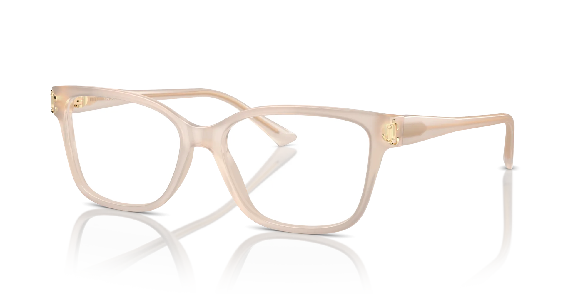 Jimmy Choo JC3012 5025 Montature da vista Acetato Beige Pillow - immagine 4