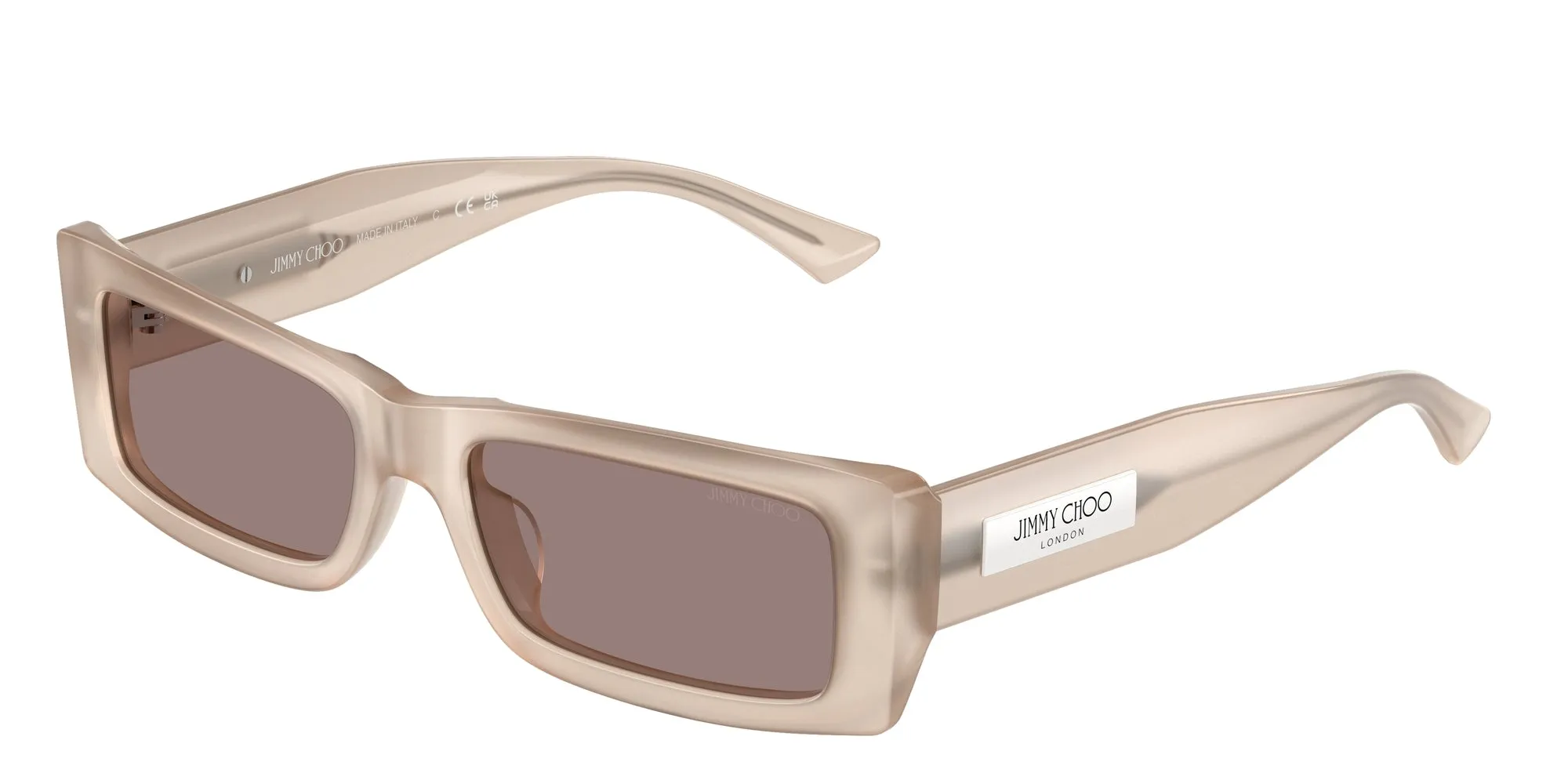 Jimmy Choo JC5040U 50257N Occhiali da sole Acetato Marrone Marrone Squadrata Normale - immagine 1