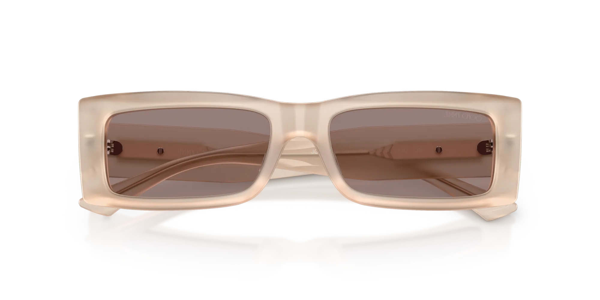 Jimmy Choo JC5040U 50257N Occhiali da sole Acetato Marrone Marrone Squadrata Normale - immagine 2