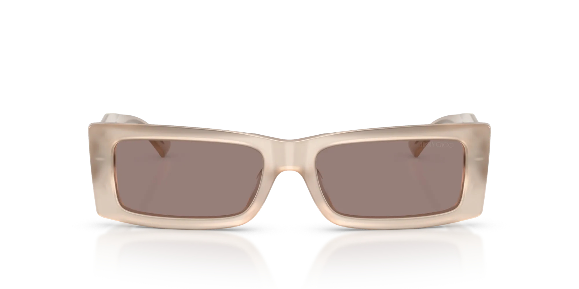 Jimmy Choo JC5040U 50257N Occhiali da sole Acetato Marrone Marrone Squadrata Normale - immagine 3