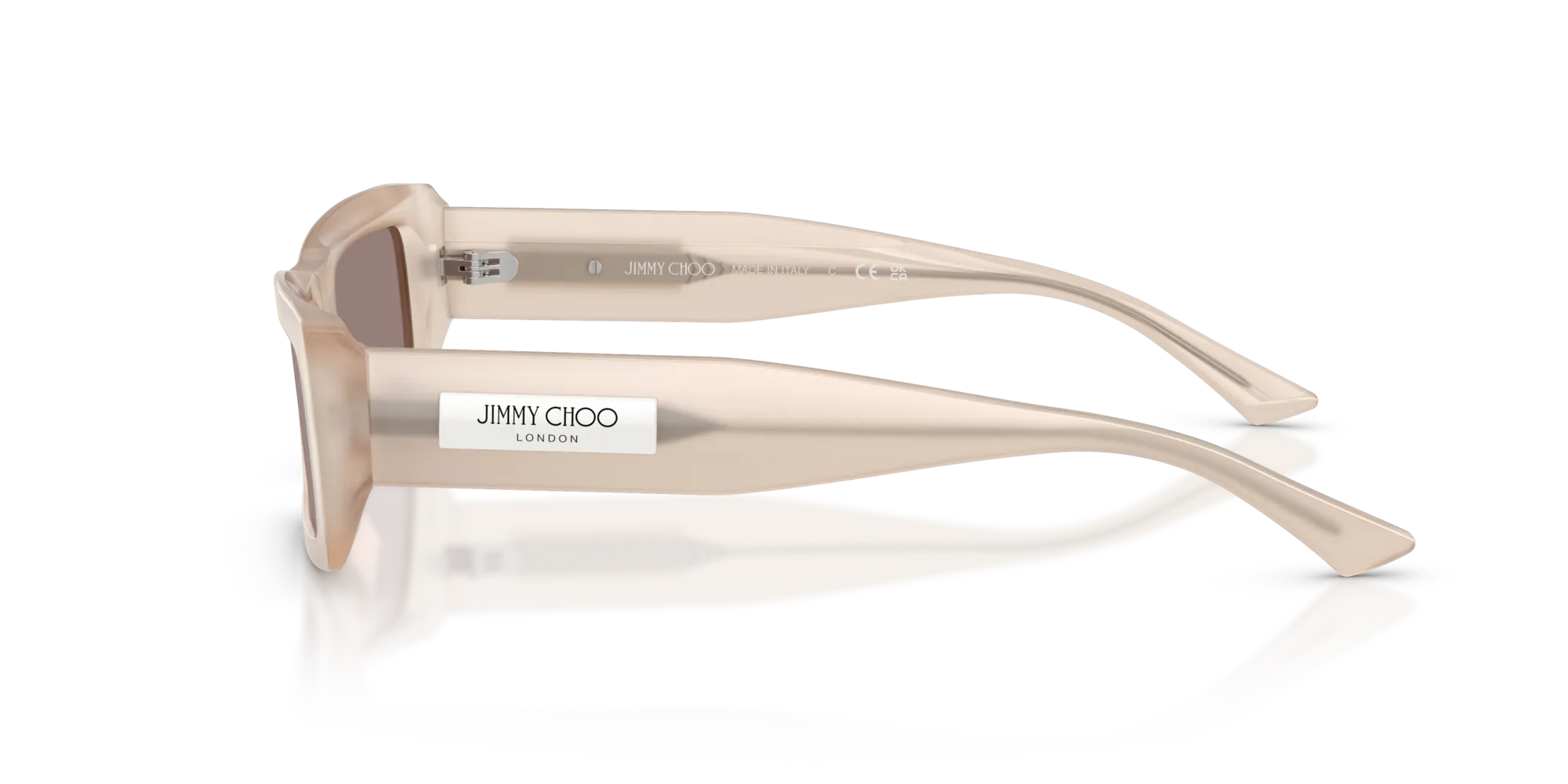 Jimmy Choo JC5040U 50257N Occhiali da sole Acetato Marrone Marrone Squadrata Normale - immagine 4