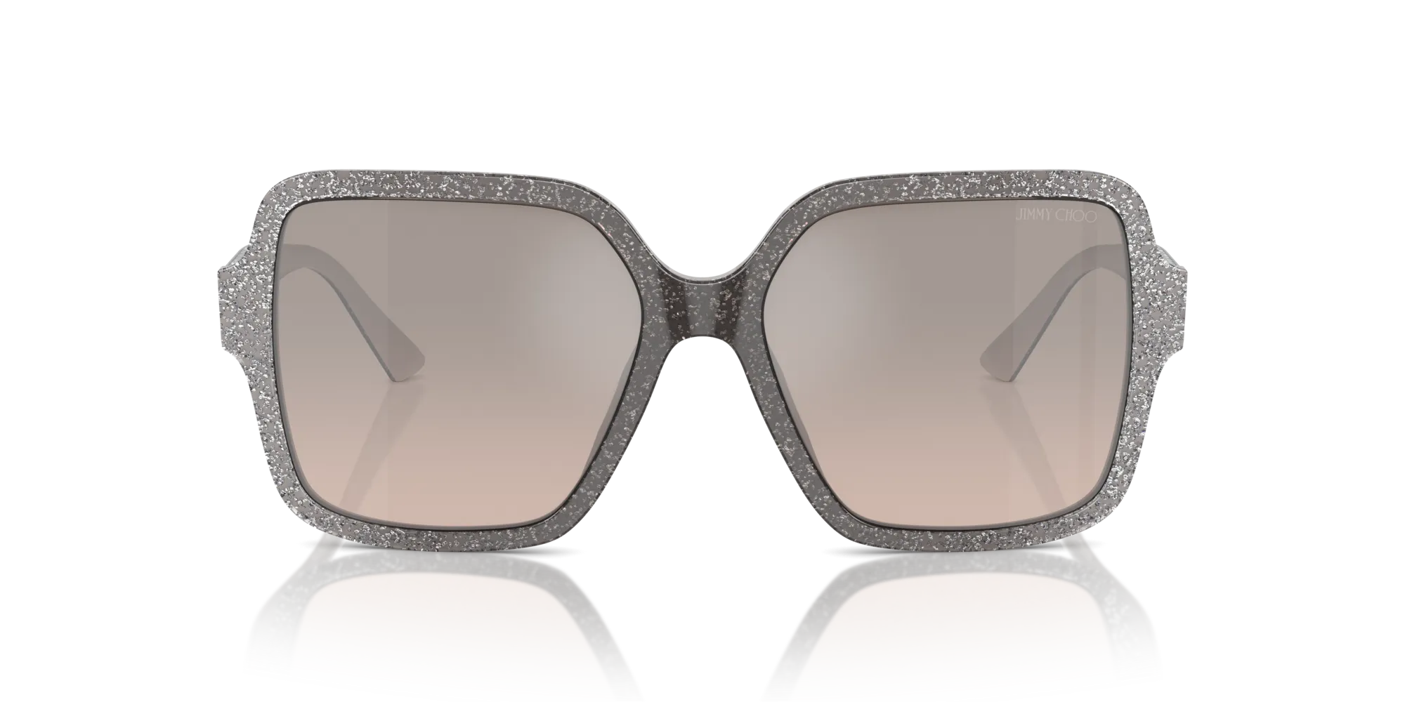 Jimmy Choo JC5005 50426I Occhiali da sole Acetato Marrone Marrone Squadrata Normale Sfumato - immagine 3