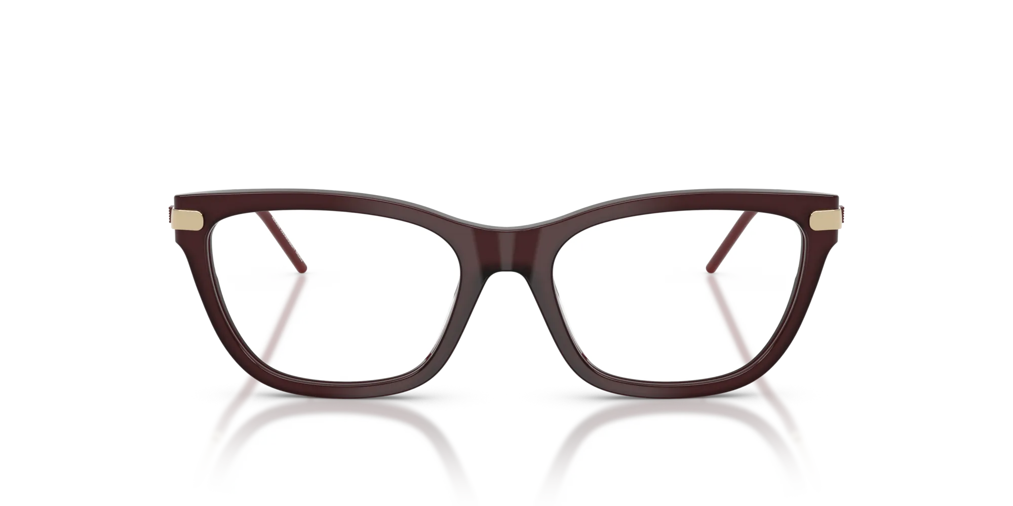 Emporio Armani EA3262 6265 Montature da vista Acetato Bordeaux Cat Eye Normale - immagine 3