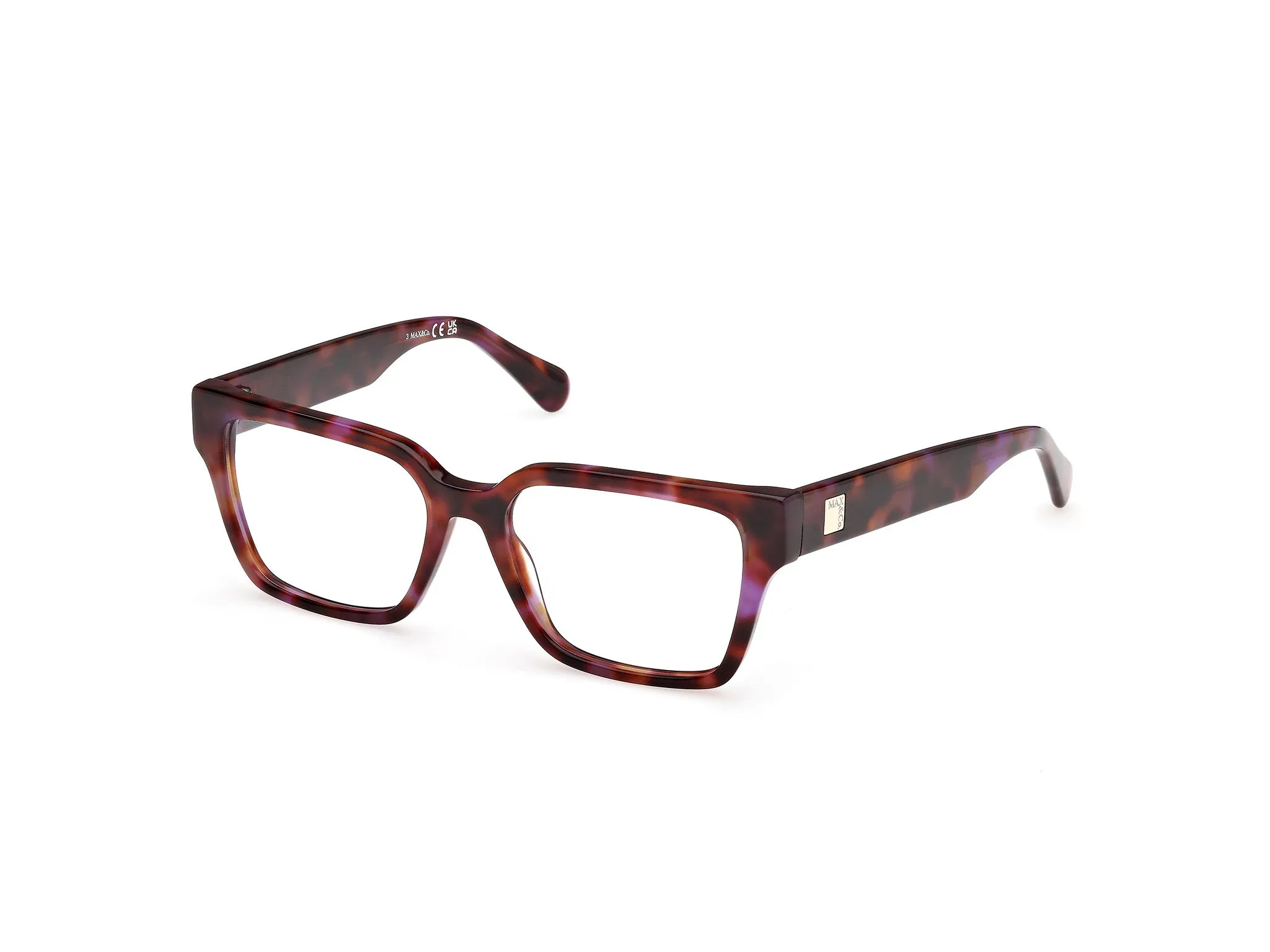 MAX&Co MO5179 55 Montature da vista Acetato Havana Squadrata Normale - immagine 1