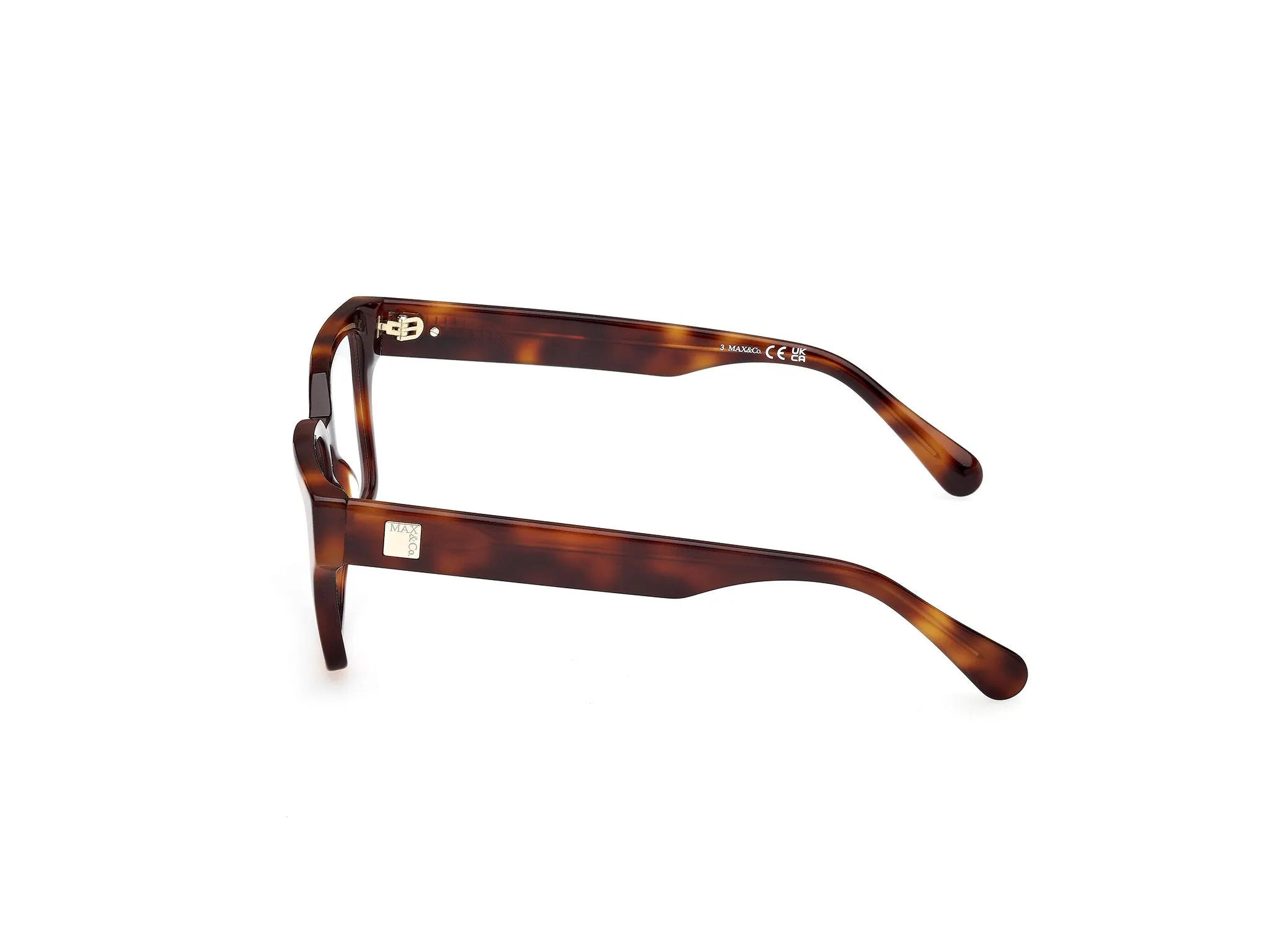 MAX&Co MO5179 52 Montature da vista Acetato Havana Squadrata Normale - immagine 3