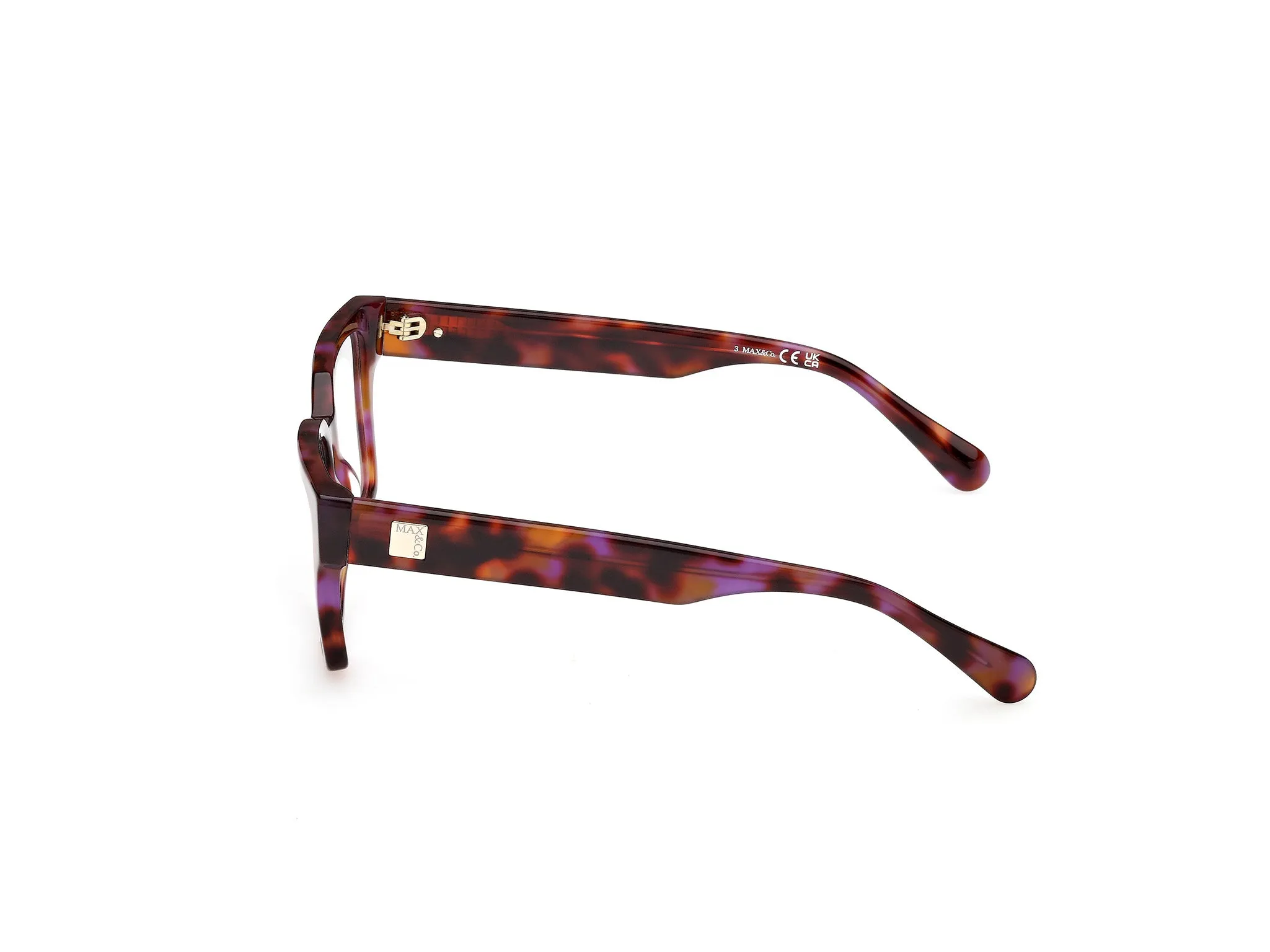 MAX&Co MO5179 55 Montature da vista Acetato Havana Squadrata Normale - immagine 3