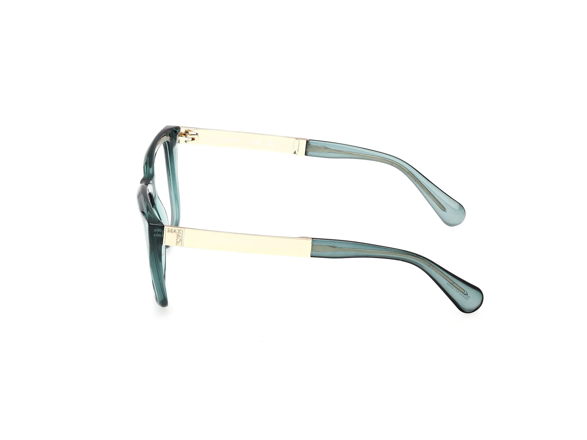 MAX&Co MO5178 96 Montature da vista Iniettato Verde Squadrata Normale - immagine 3