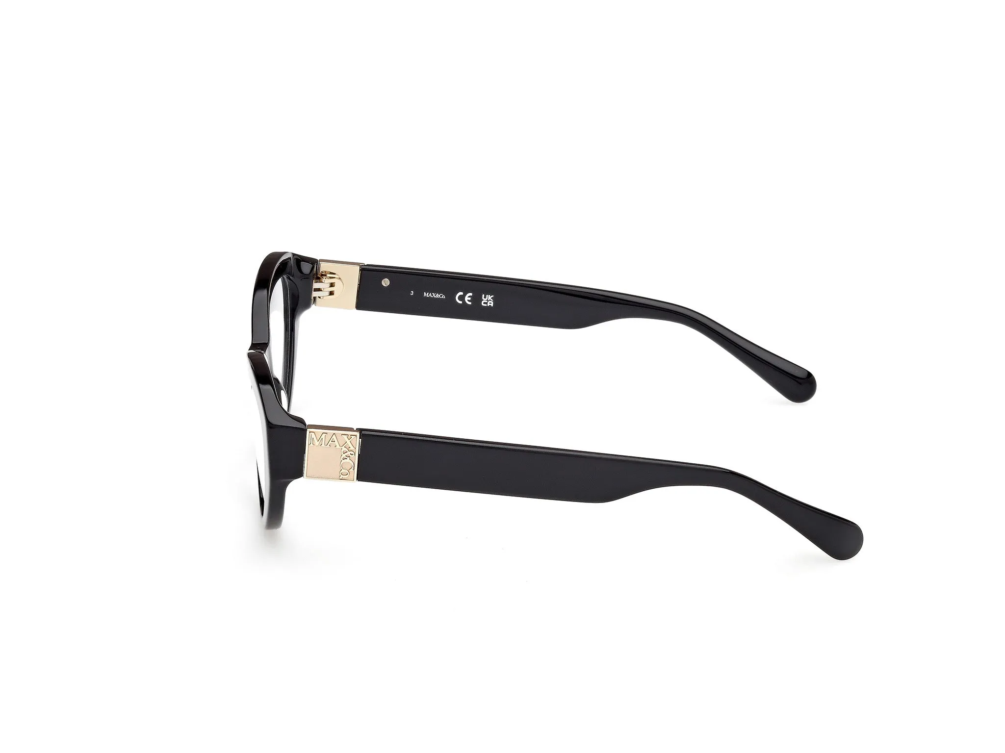 MAX&Co MO5176 1 Montature da vista Acetato Nero Cat Eye Normale - immagine 3