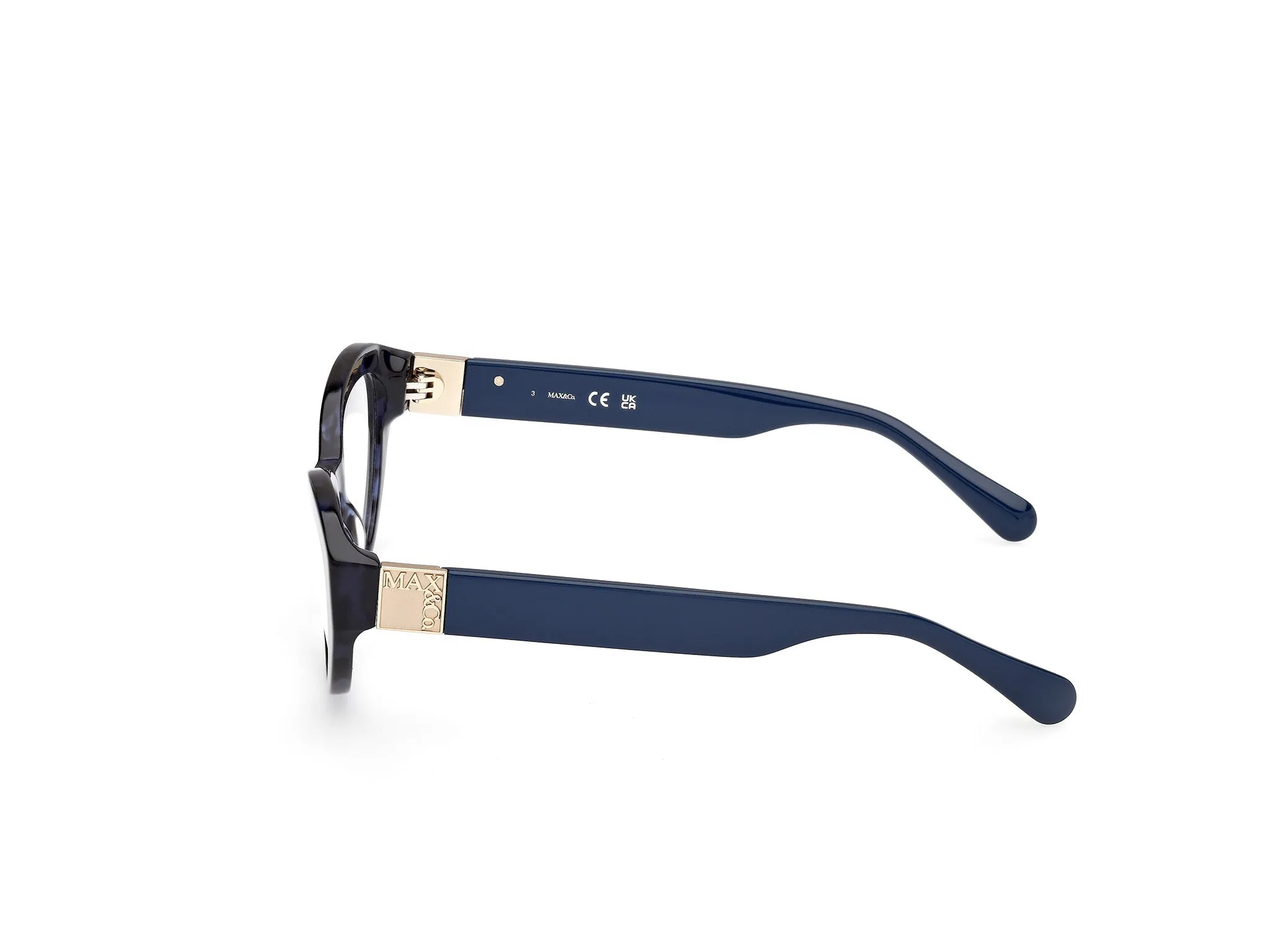MAX&Co MO5176 55 Montature da vista Acetato Havana Cat Eye Normale - immagine 3
