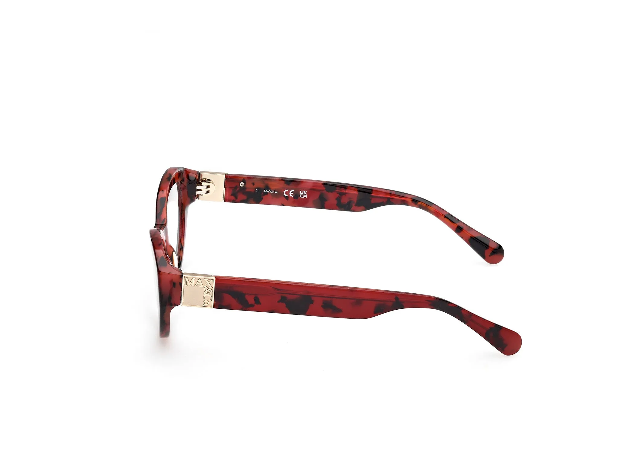 MAX&Co MO5176 54 Montature da vista Acetato Havana Cat Eye Normale - immagine 3