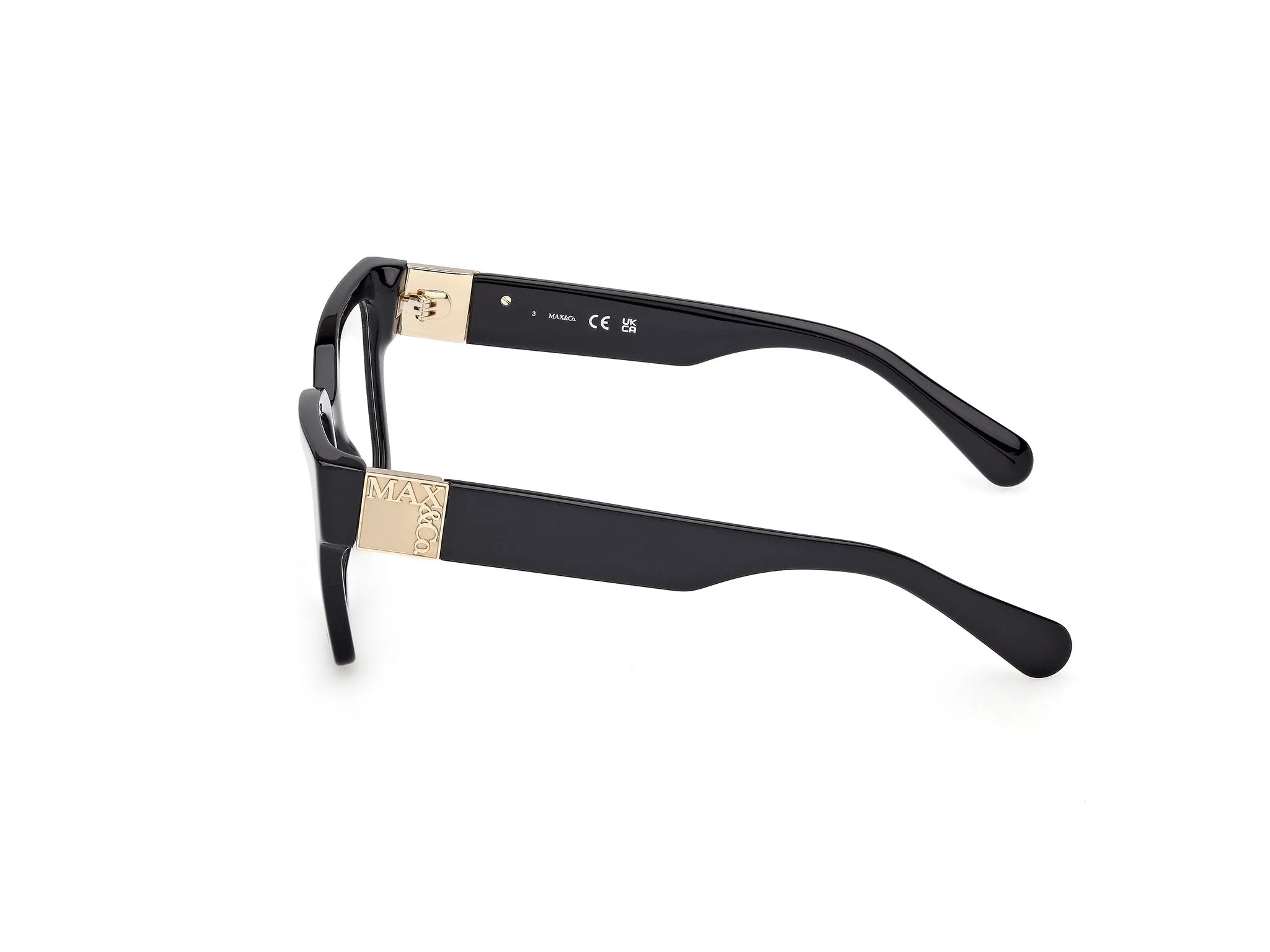 MAX&Co MO5175 1 Montature da vista Acetato Nero Squadrata Normale - immagine 3