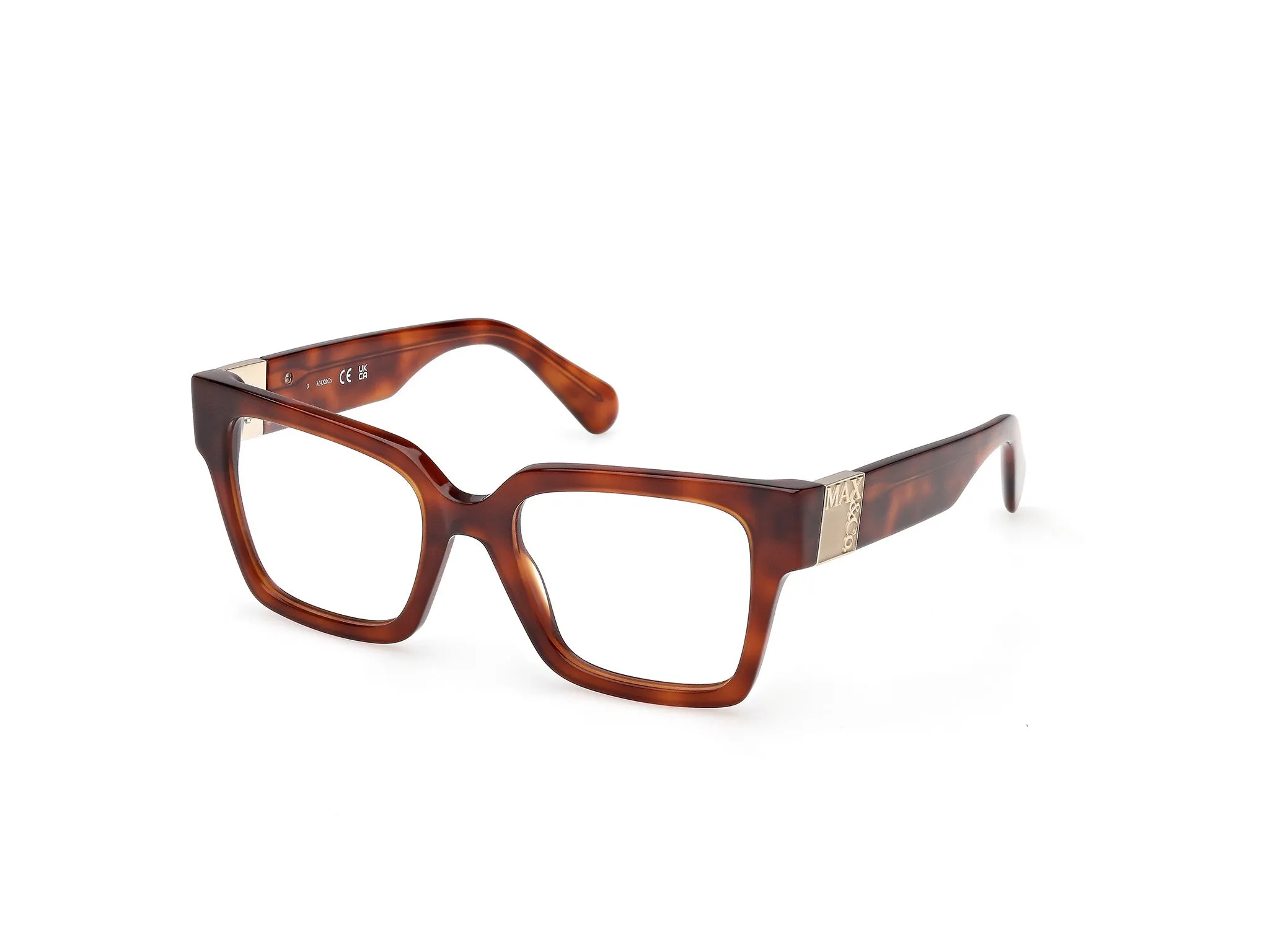 MAX&Co MO5175 53 Montature da vista Acetato Havana Squadrata Normale - immagine 1