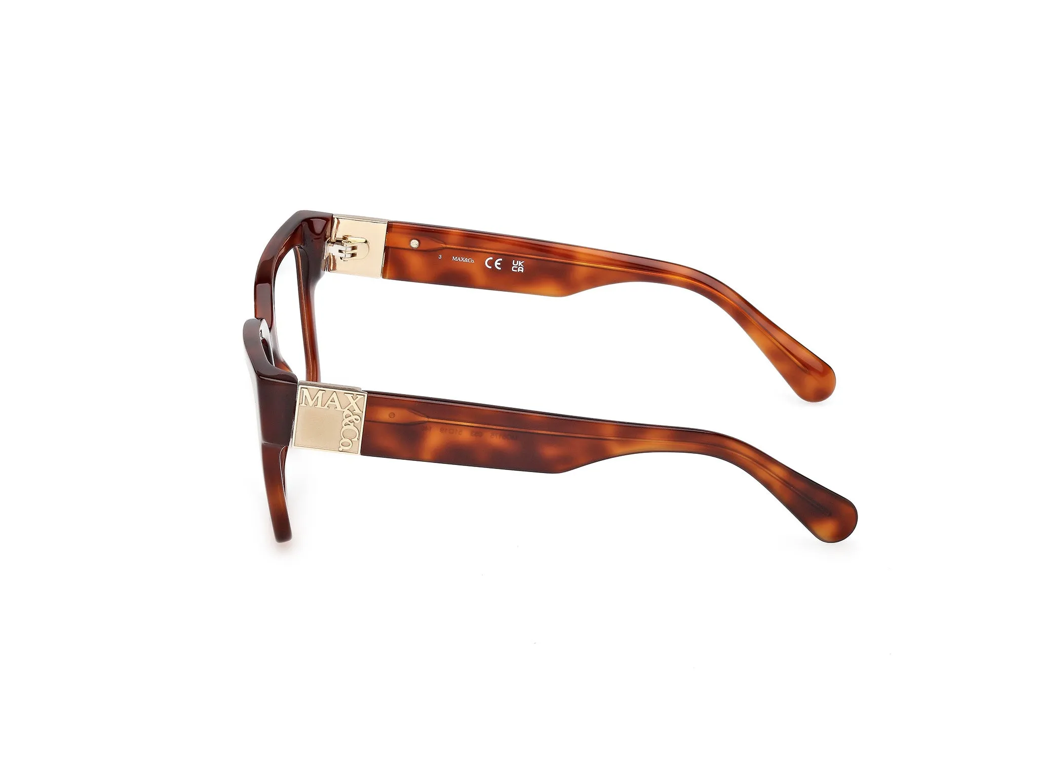 MAX&Co MO5175 53 Montature da vista Acetato Havana Squadrata Normale - immagine 3