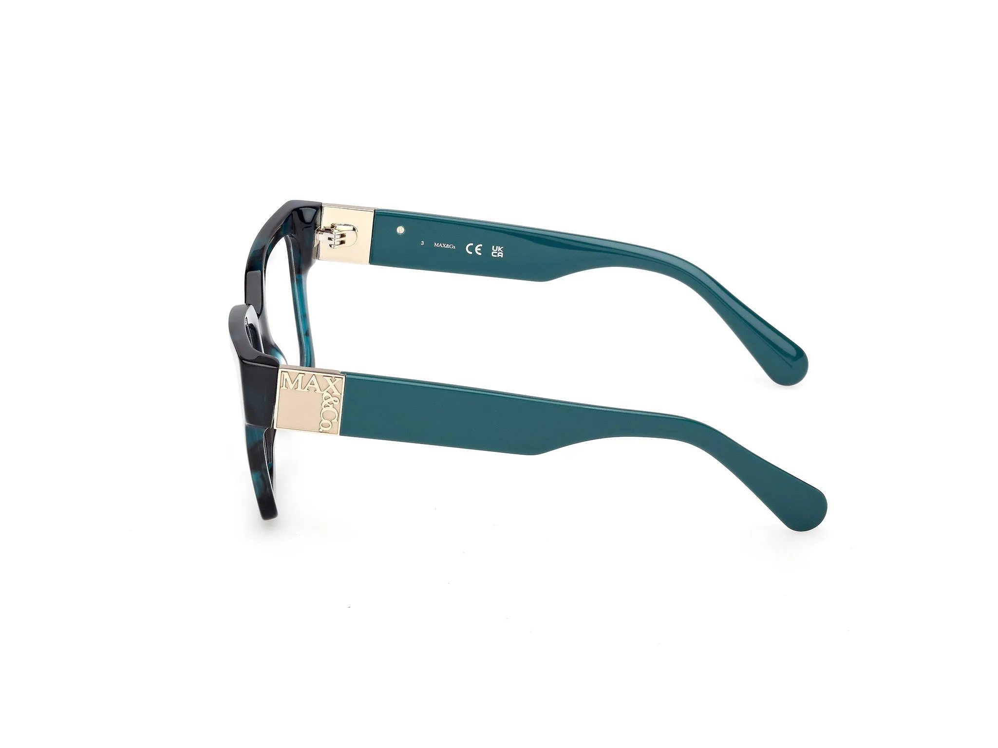MAX&Co MO5175 55A Montature da vista Acetato Havana Squadrata Normale - immagine 3
