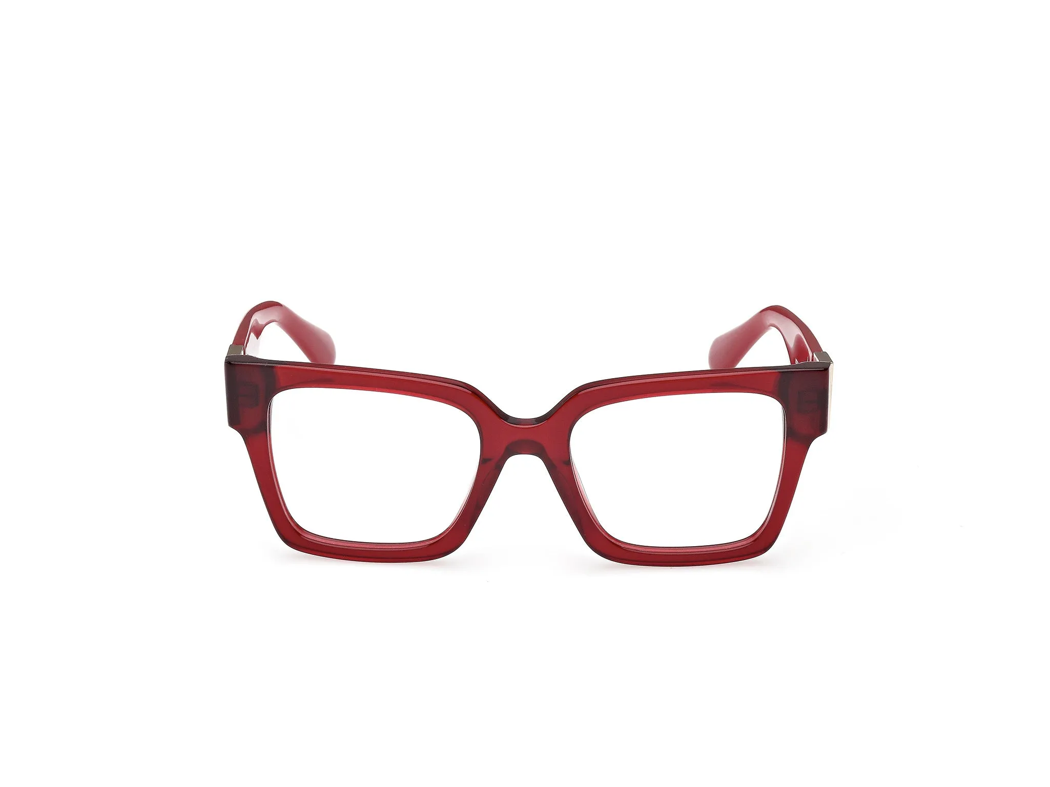 MAX&Co MO5175 66 Montature da vista Acetato Rosso Squadrata Normale - immagine 2