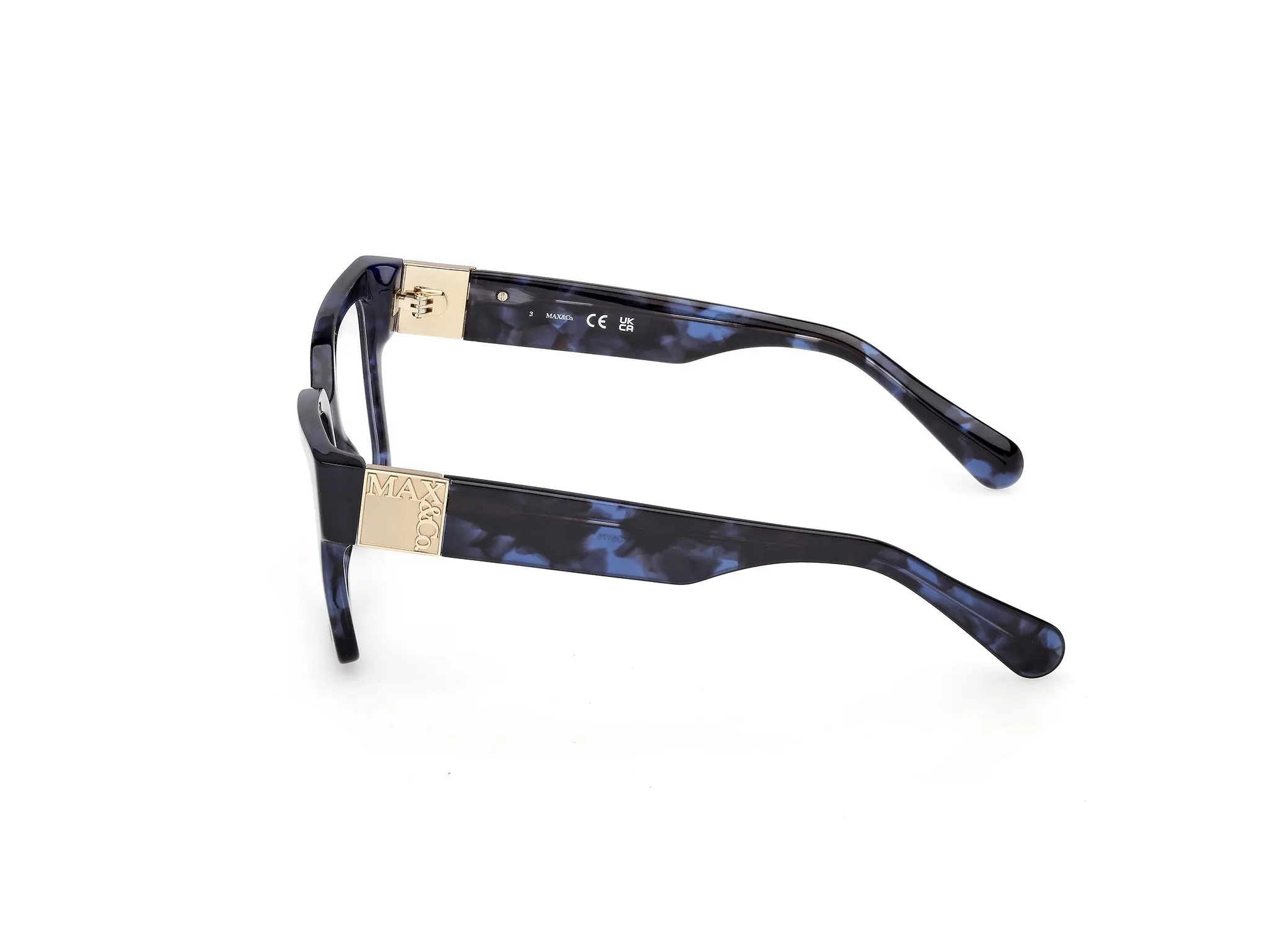 MAX&Co MO5175 55 Montature da vista Acetato Havana Squadrata Normale - immagine 3
