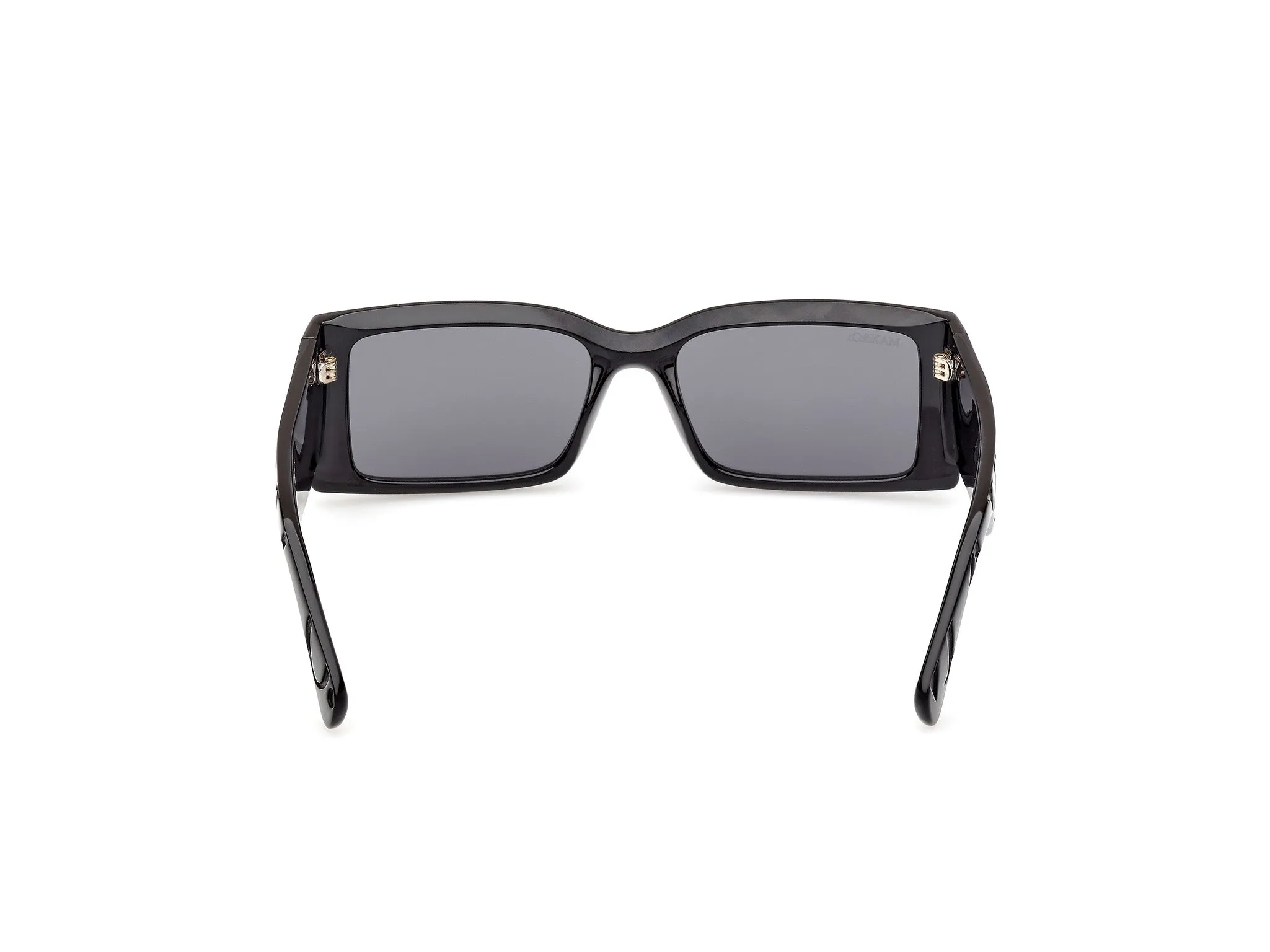 MAX&Co MO0130 01A Occhiali da sole Iniettato Nero Fumo Squadrata Normale - immagine 4