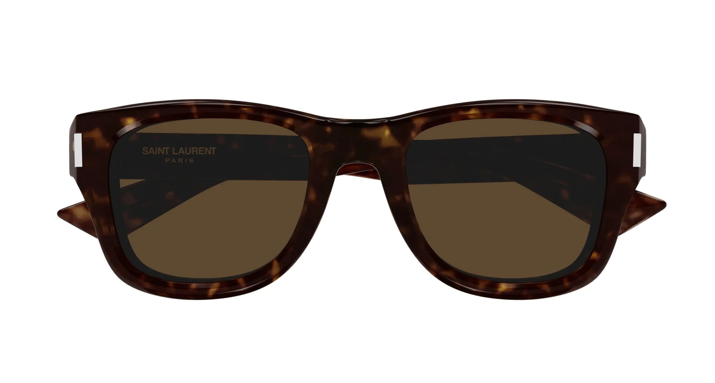 SAINT LAURENT SL 801 002 Occhiali da sole Acetato Havana Marrone Rotonda - immagine 2