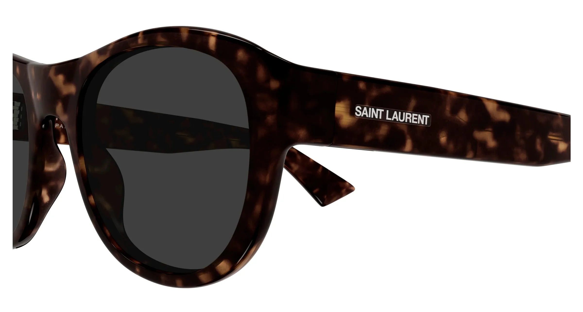 SAINT LAURENT SL 798 MAXIME 002 Occhiali da sole Acetato Havana Grigio Rotonda - immagine 3