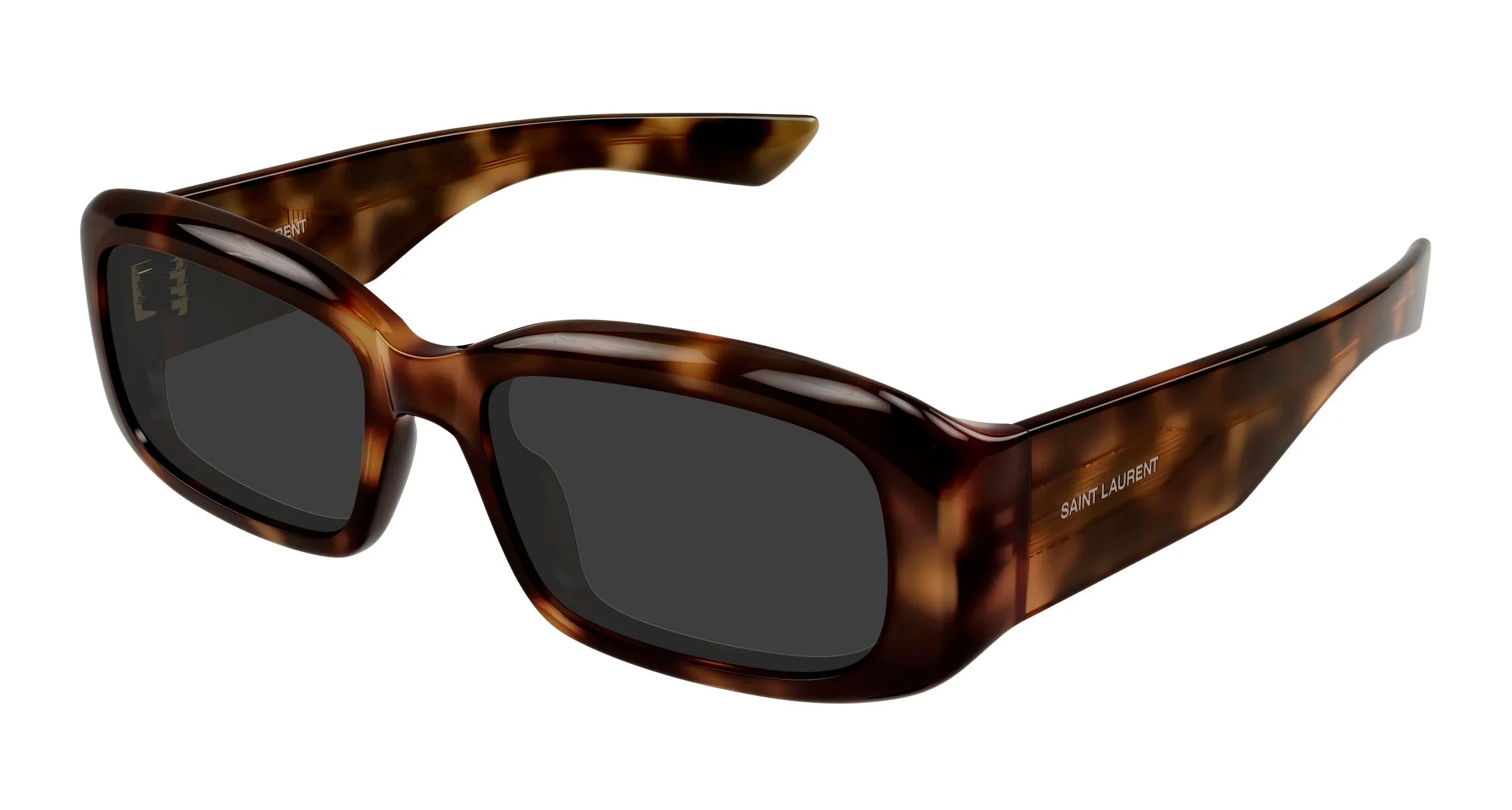 SAINT LAURENT SL 809 003 Occhiali da sole Acetato Havana Grigio Squadrata - immagine 1