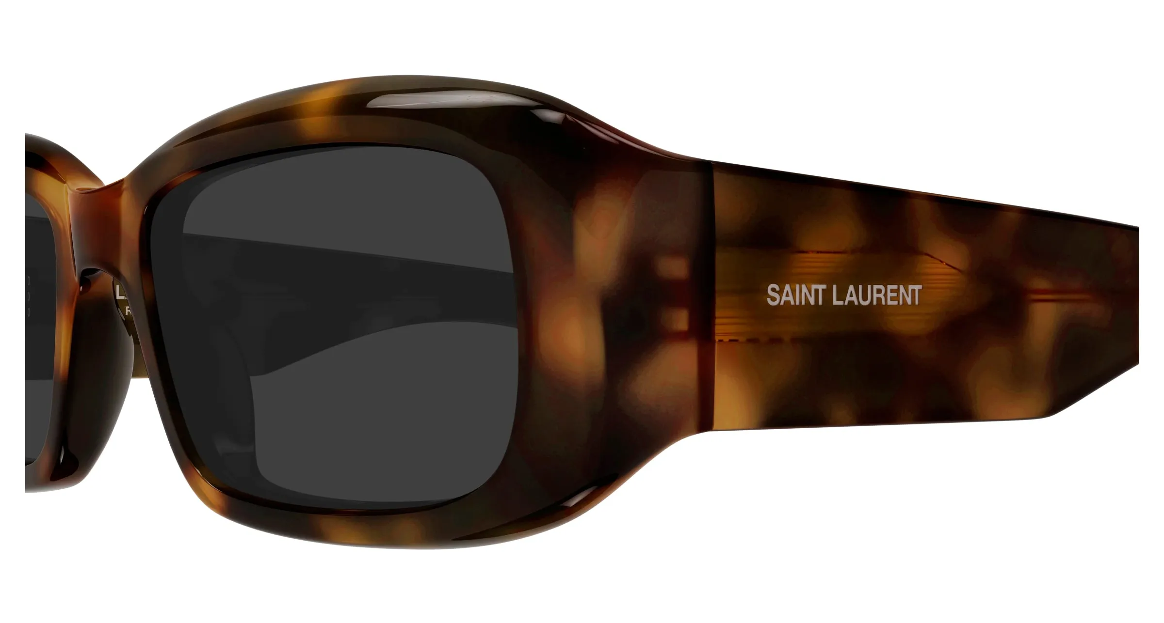 SAINT LAURENT SL 809 003 Occhiali da sole Acetato Havana Grigio Squadrata - immagine 3