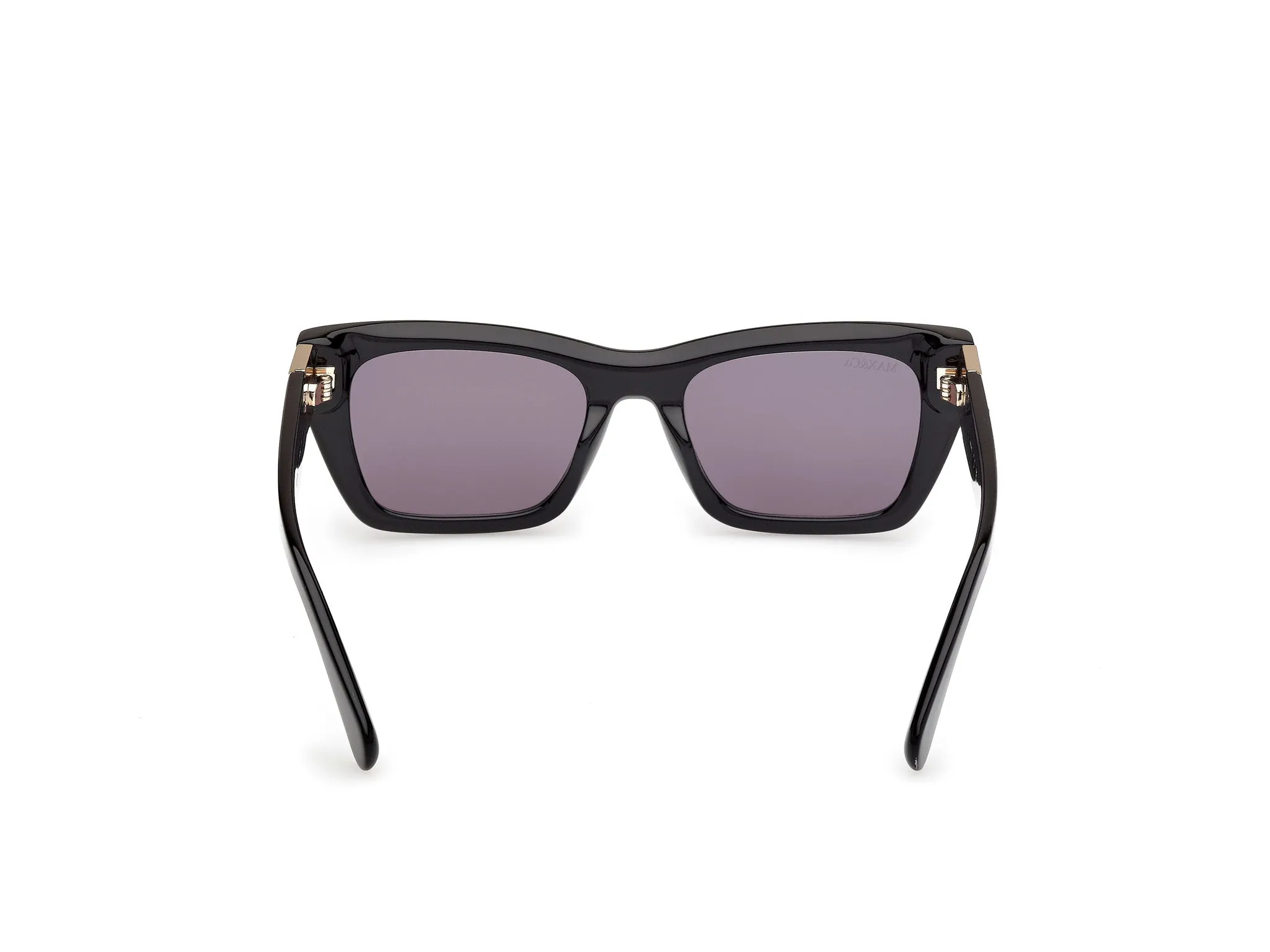 MAX&Co MO0124 01A Occhiali da sole Acetato Nero Fumo Cat Eye Normale - immagine 4